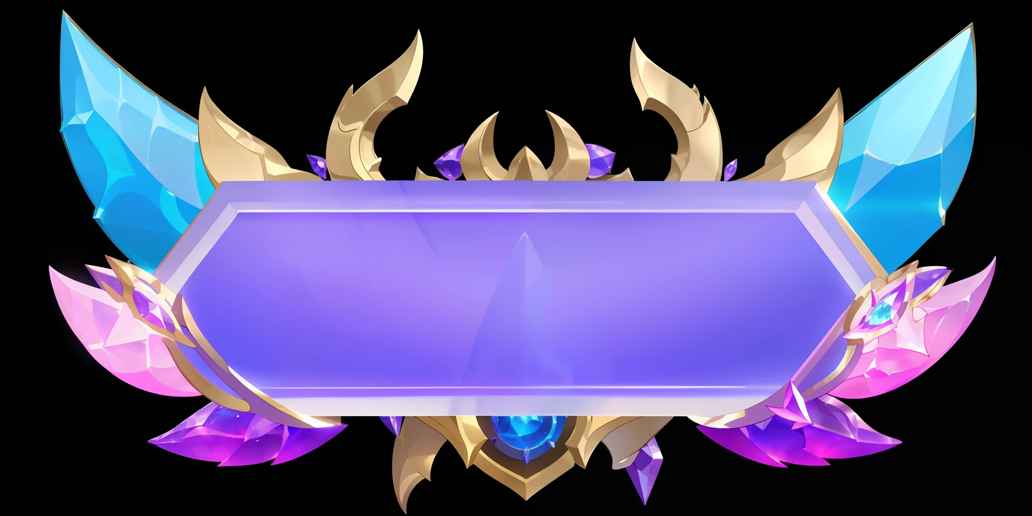a close up of a purple and yellow winged shield with a blue eye, heartstone original art style, league of legends champion, style of duelyst, emblem of wisdom, style of league of legends, style league of legends, ability image, kda, symmetry feature, heartstone, leblanc, official splash art, league of legends inventory item, mega legendary