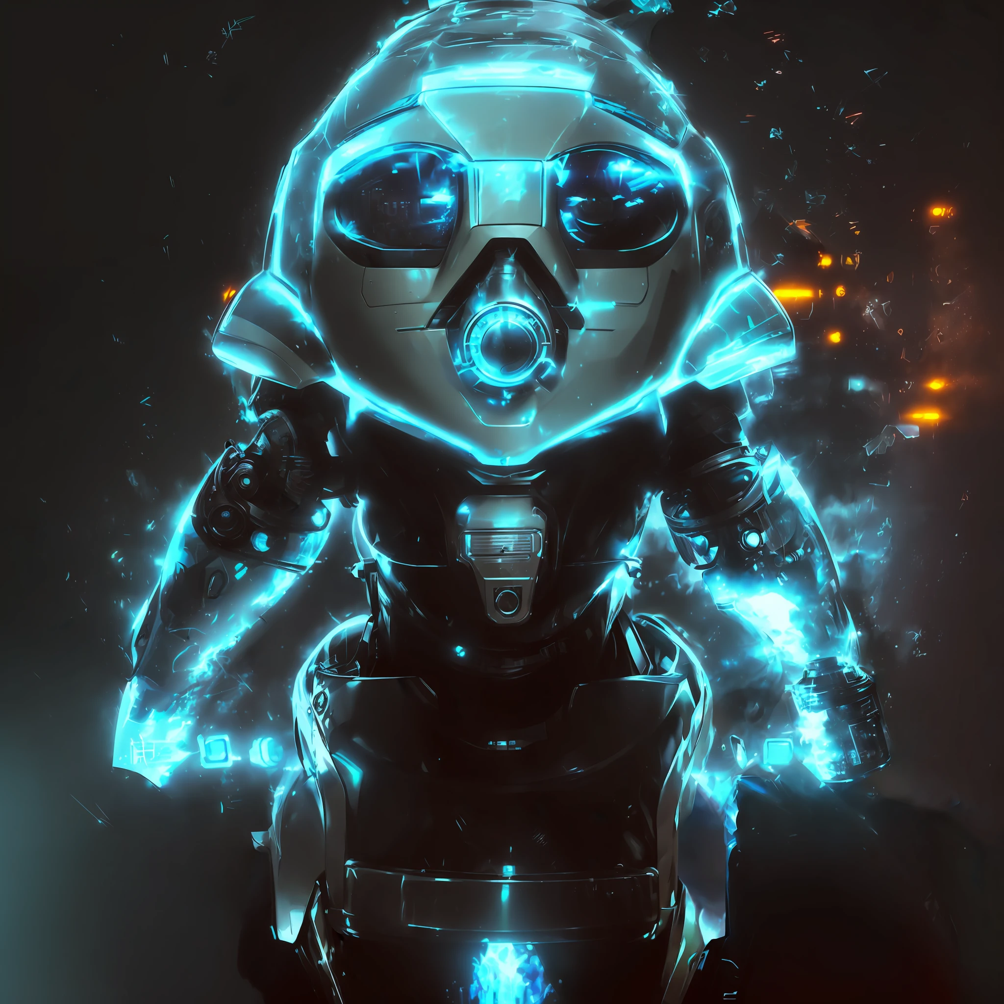 a close up of a person in a gas mask on a motorcycle, epic sci-fi character art, epic sci - fi character art, epic scifi character art, wojtek fus, sci-fi digital art, high quality digital concept art, petros afshar speedart, sci-fi digital painting, sci fi artwork, dark sci-fi art, sci fi art