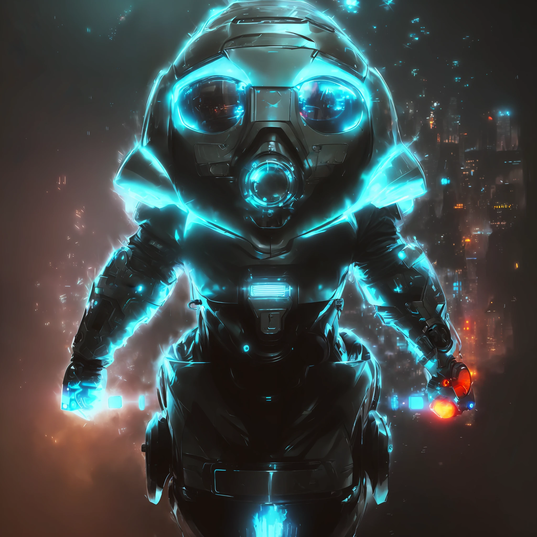 a close up of a person in a gas mask on a motorcycle, epic sci-fi character art, epic sci - fi character art, epic scifi character art, wojtek fus, sci-fi digital art, high quality digital concept art, petros afshar speedart, sci-fi digital painting, sci fi artwork, dark sci-fi art, sci fi art