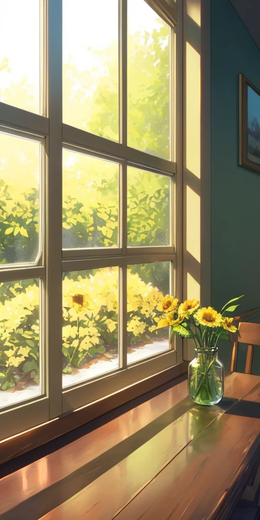 Masterpiece, best quality, , pickle jar on table, warm sunlight