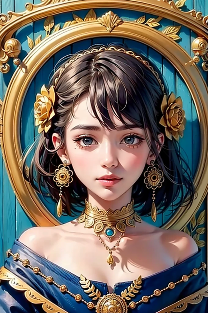 (masterpiece, top quality, best quality, official art, beautiful and aesthetic:1.2), (1girl), extreme detailed,colorful,highest detailed, official art, unity 8k wallpaper, ultra detailed, beautiful and aesthetic, beautiful, masterpiece, best quality, (zentangle, mandala, tangle, entangle) , yuechan_wedding_lothes,PerfectNwsjMajic,looking at the viewer