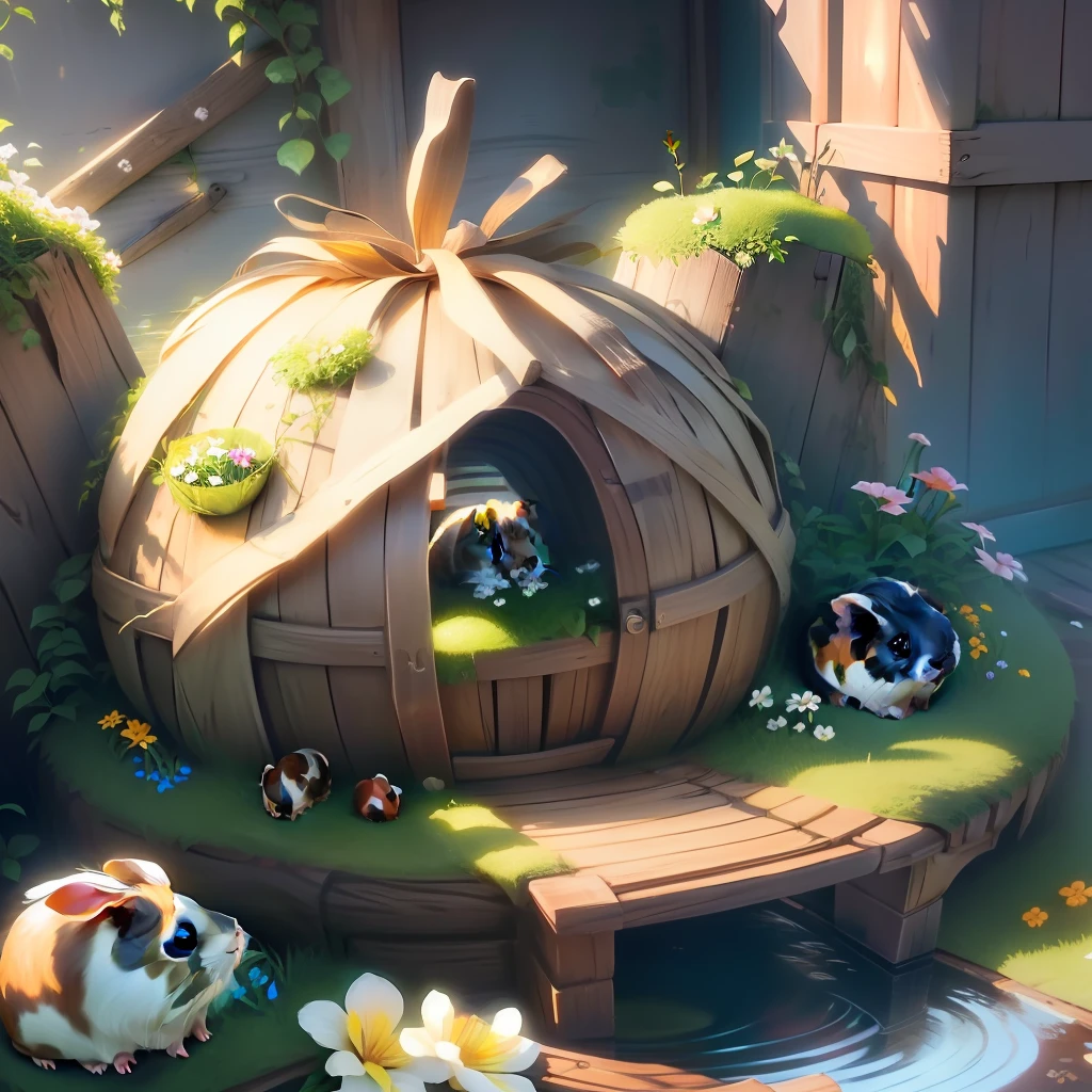 guinea pig
flower
nest