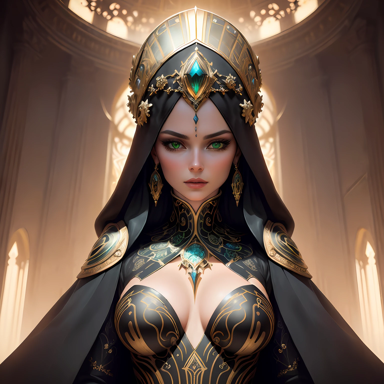 High Waist Portrait of Exotic Beautiful Caucasian Woman Wearing Fashion Clothes on a Beach, Perfect Detailed Face, Detailed Symmetrical Green Eyes with Circular Iris, Realistic, Stunning Realistic Photograph, 3d Rendering, Octane Rendering, Intricately Detailed, Cinematic, Trend on Artstation, isometric, hyperrealistic cover photo centered, stunning colors, hand-drawn, dark, gritty, mucha, klimt, erte 12k, high definition, cinematic, neoprene, behance contest winner, portrait featured on unsplash, stylized digital art, soft, ultra high definition, 8k, unreal engine 5, ultra sharp focus, intricate artwork, menacing, epic, TanvirTamim, trending on artstation, by artgerm, h. r. giger and beksinski, highly detailed, vibrant