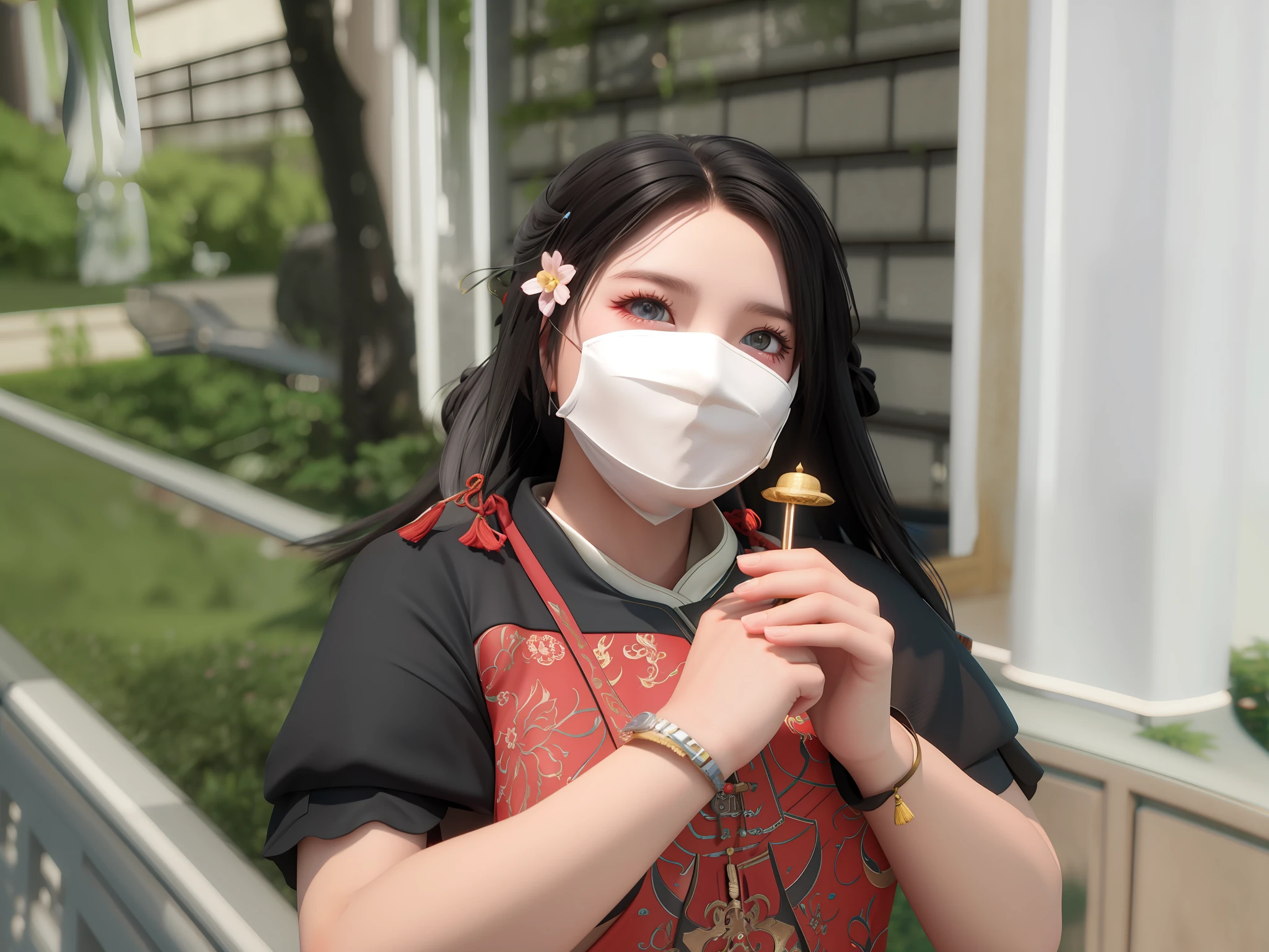 {high quality}, octane render, Ultra HD, depth of field, epic, cinematic, ancient China, 1girl, cute face, solo,