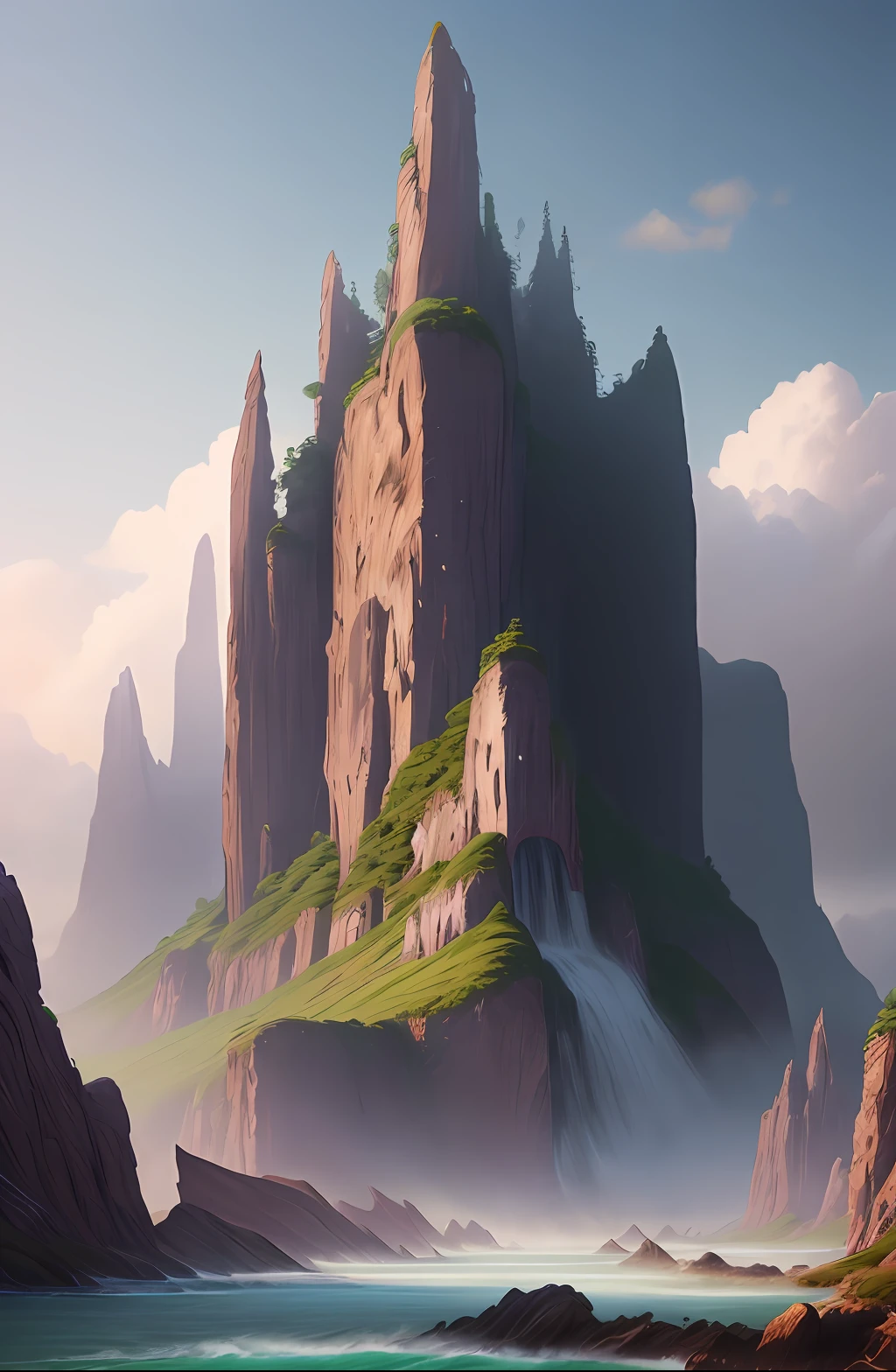 Highly detailed epic murajack, art station, landscape, concept art, illustration, highly detailed artwork cinematic, hyper-realistic painting