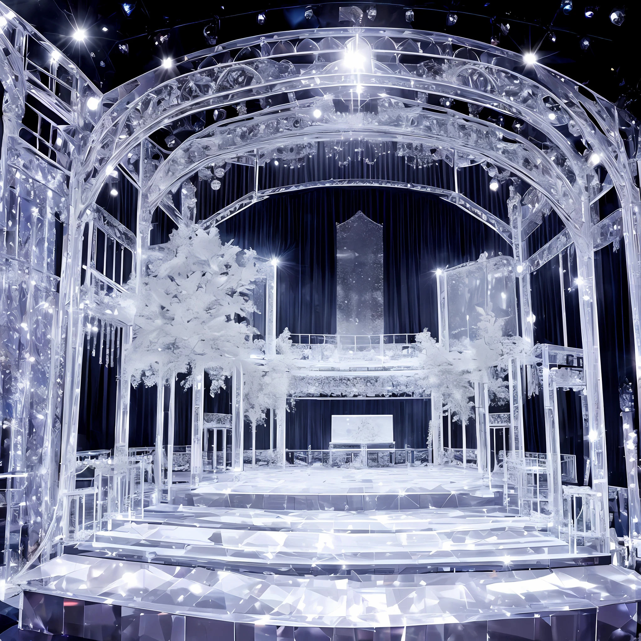 crystallthings, crystal theatre stage