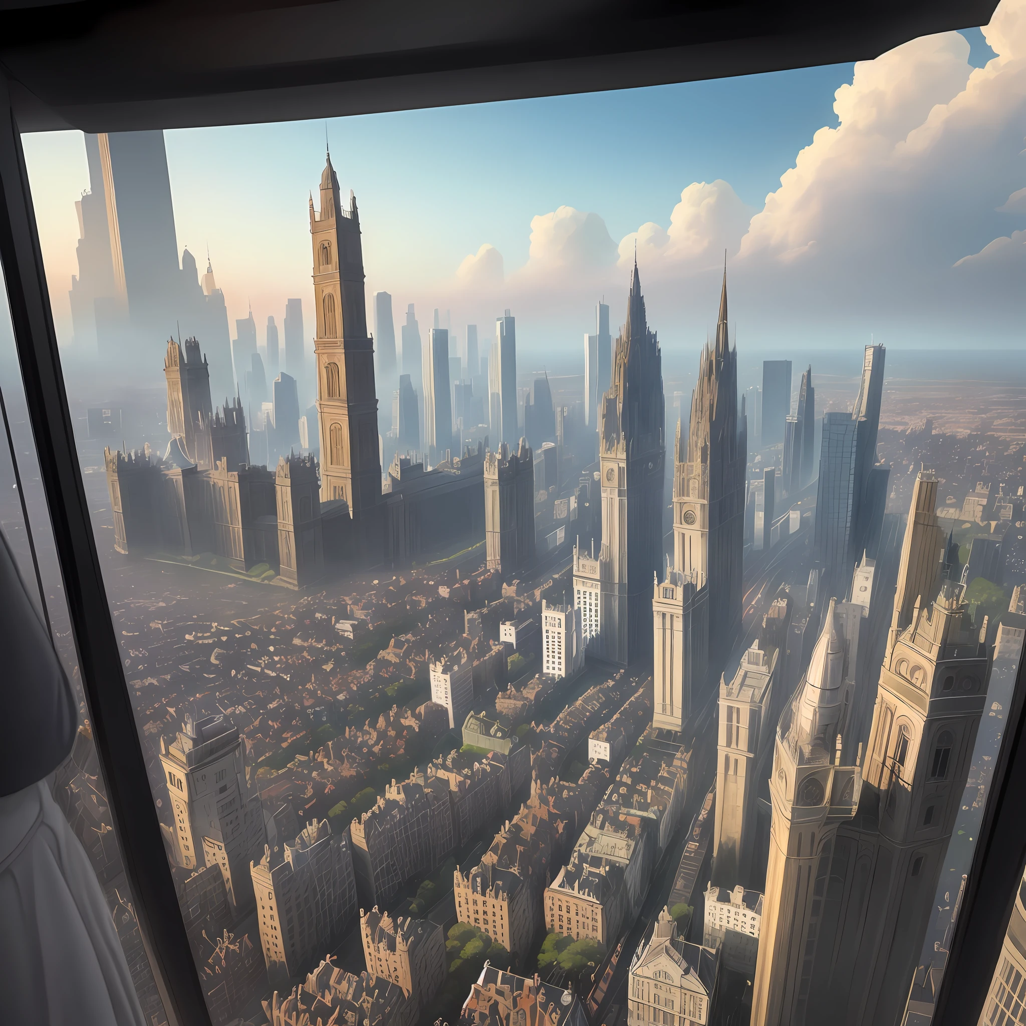The city is divided between the "Updown City" and the "Downton City". The first is an example of the wealth and technology of the 21st century, receiving many tourists.