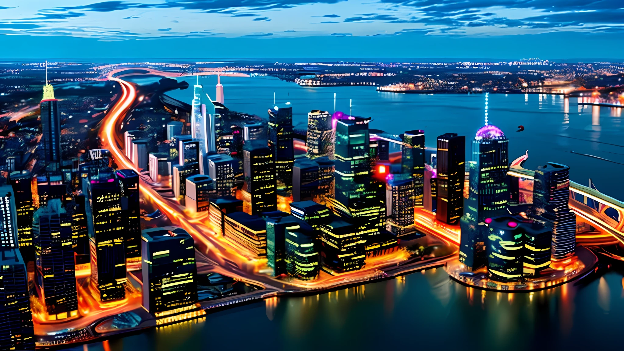 modern city