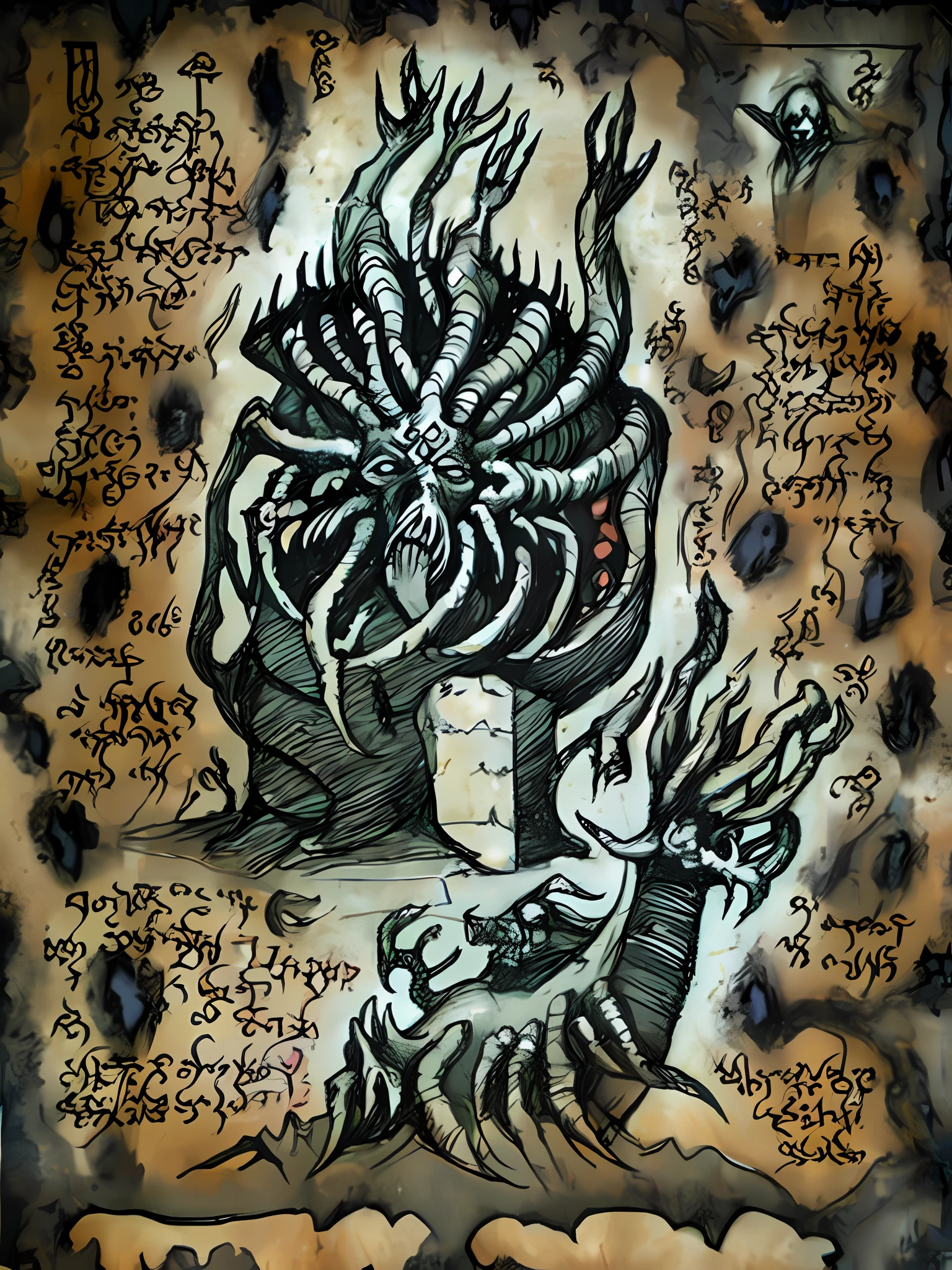 Necronomicon Sketch, portal