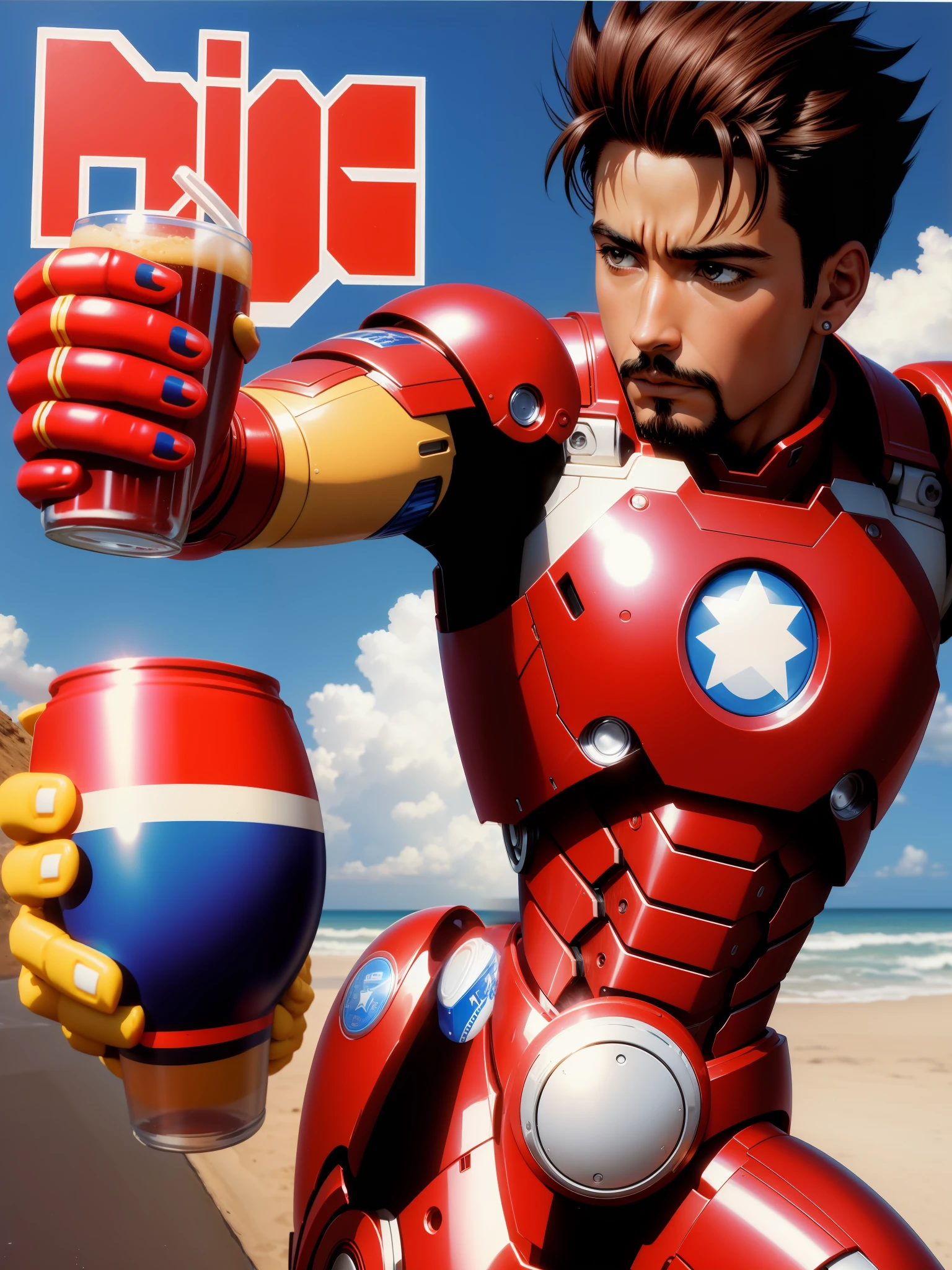 iron man pepsi card 80's