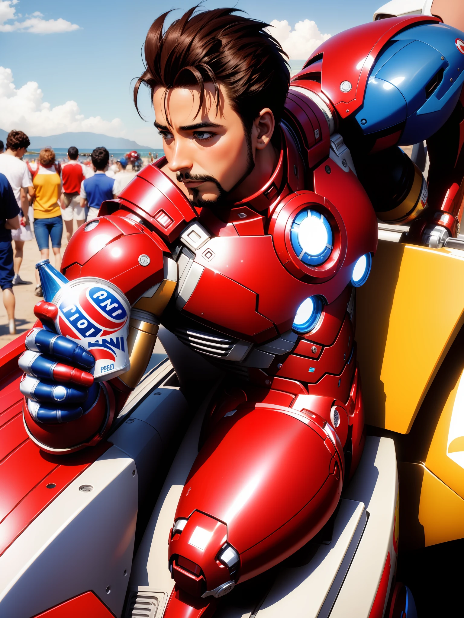 iron man pepsi card 80's