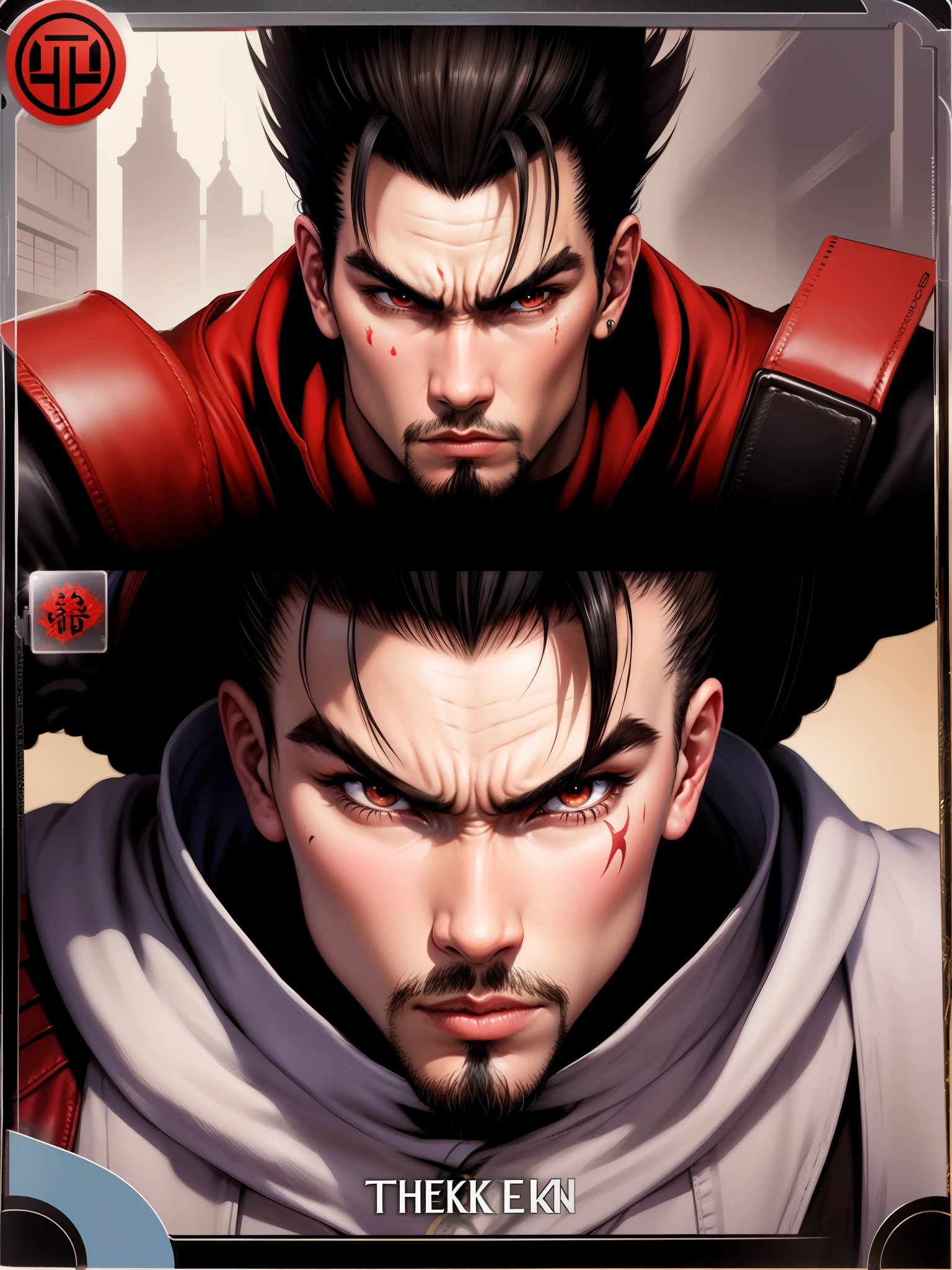 tekken trading card