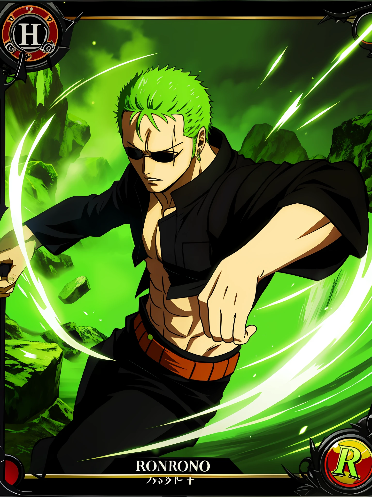 TRADING CARD RORONOA ZORO