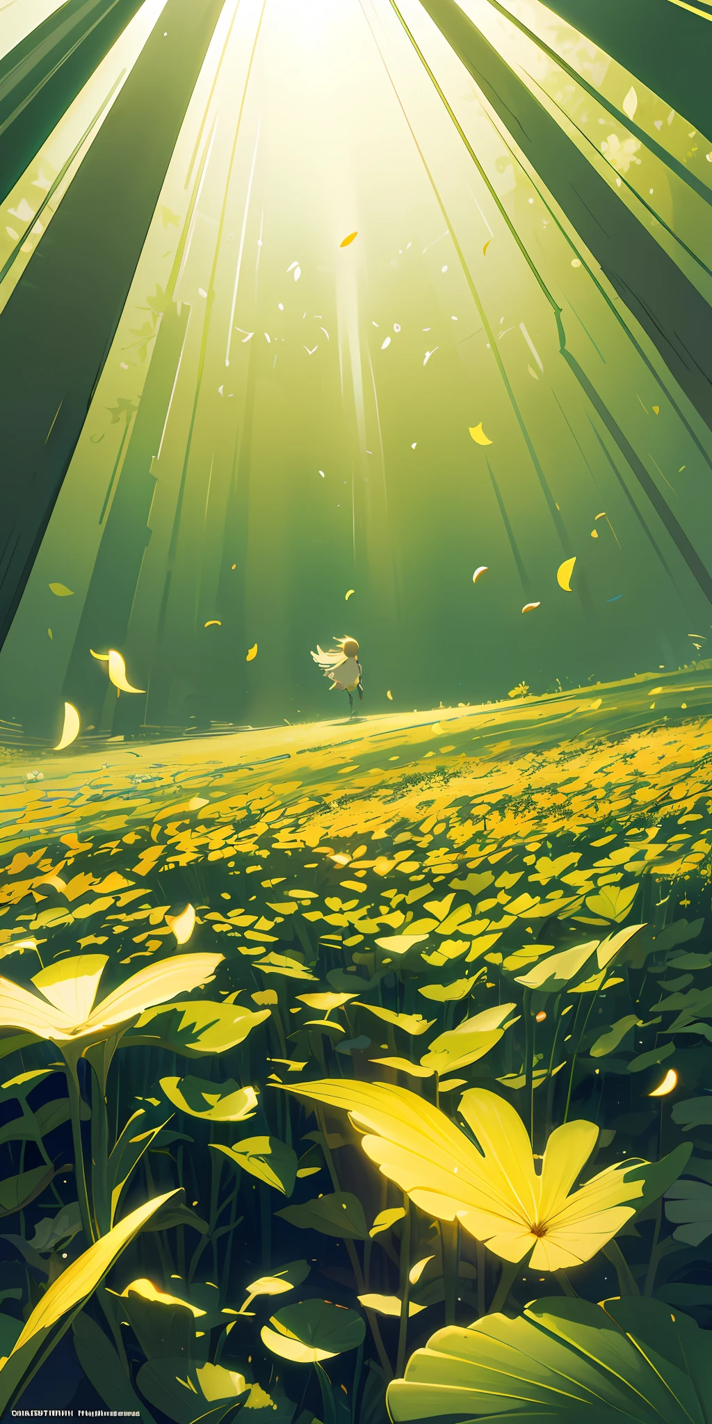 Masterpiece, best quality, (very detailed CG unity 8k wallpaper) (best quality), (best illustration), (best shadows) Nature&#39;s delicate leaves petals of various colors falling in the air light Tracking, super detailed --v6