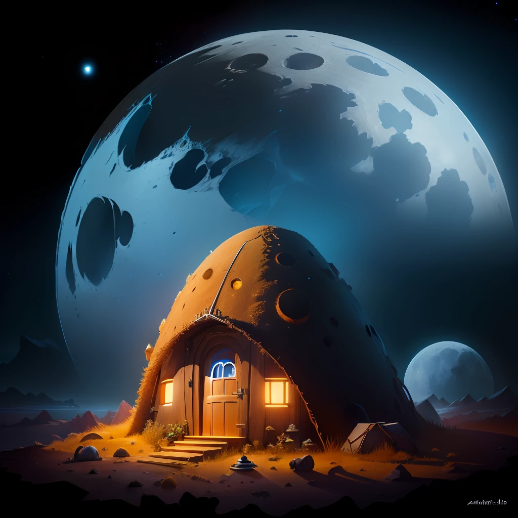 anthill hut lost in space behind the moon fantasy