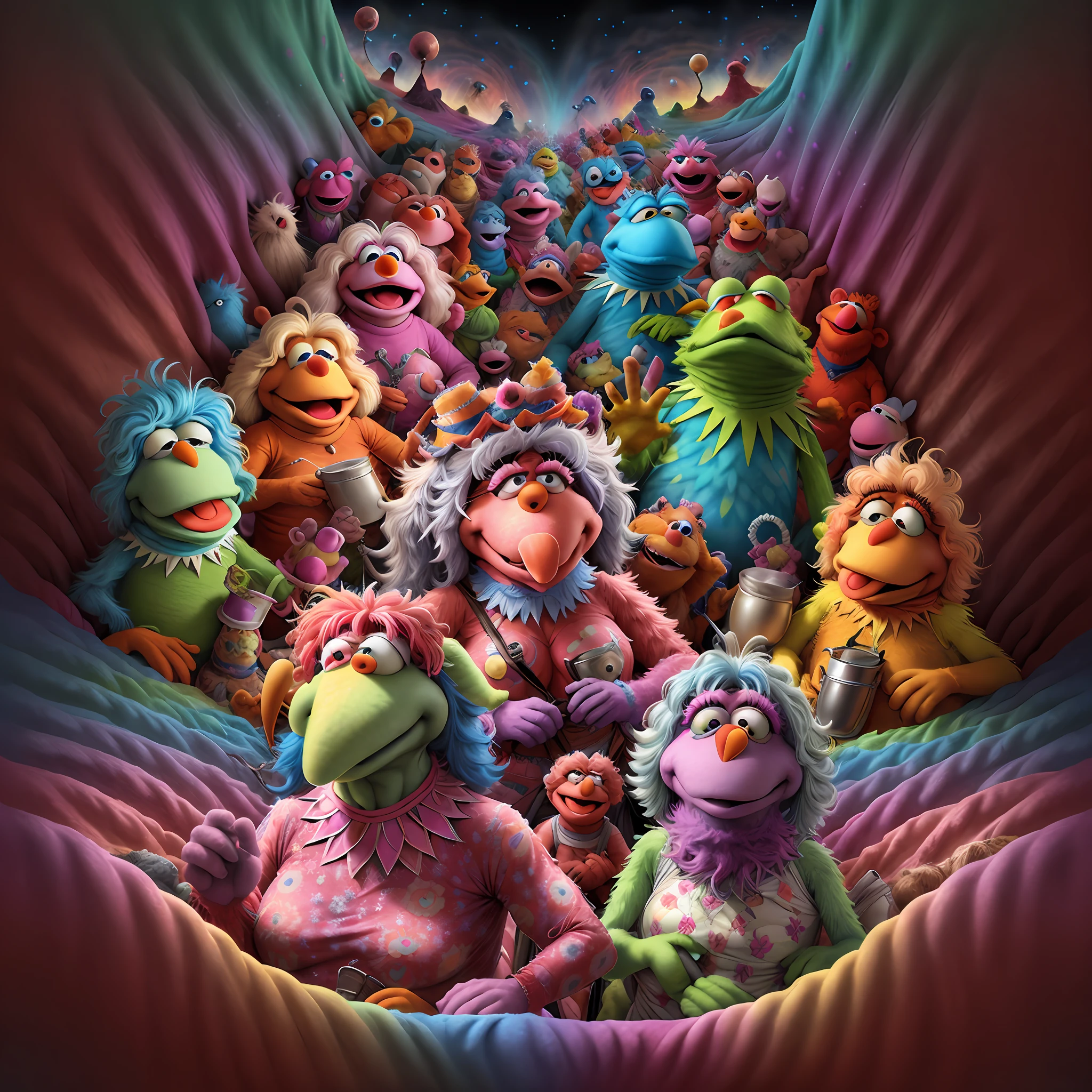 MuppetManiaAI psychedelic magic