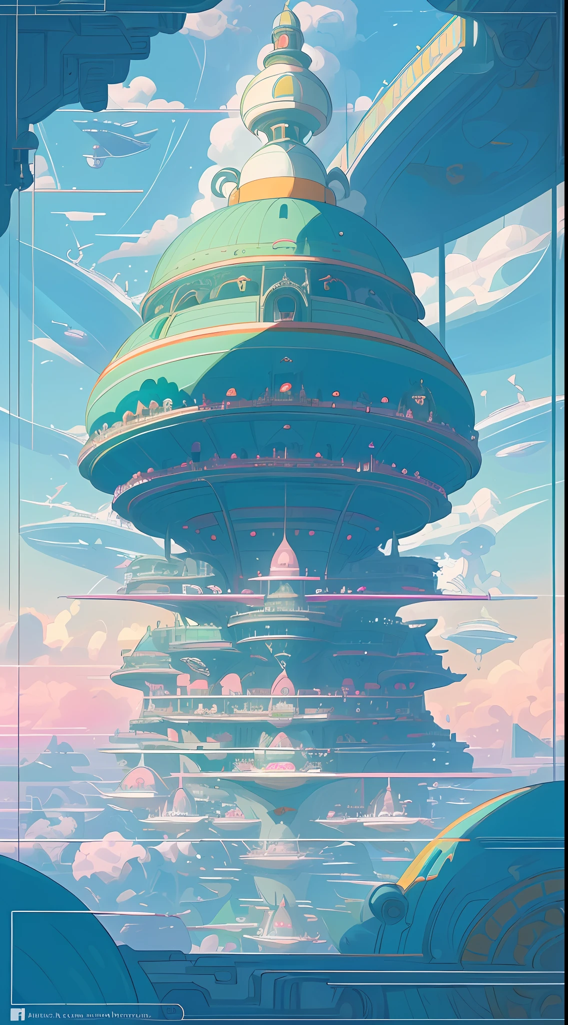 An eccentric and whimsical image of a futuristic world, designed in Wes Anderson's characteristic symmetrical style with high saturation colors. with spaceships around
The world is populated by fantastic and unusual architecture, with towering towers and bulbous domes painted in bright pinks, greens and blues. The buildings are arranged symmetrically, creating a sense of order and balance in the bustling metropolis.
The sky is full of airships and flying cars, moving in a sublime and labyrinthine pattern. AI-powered robots in sleek white float around package delivery, while giant, luminescent sea creatures made of plastic float slowly across the sky.
The colors in this utopia are rich and saturated, with pastel pinks and blues contrasting with vivid greens and yellows. Everything is meticulously arranged, as evidenced by the orderly rows of buildings and the orderly traffic in the sky.
Overall, the image captures the essence of Wes Anderson's style, with its symmetry and bright, quirky design elements. It is a playful and whimsical representation of a futuristic world, where everything seems possible and the sky is the limit.