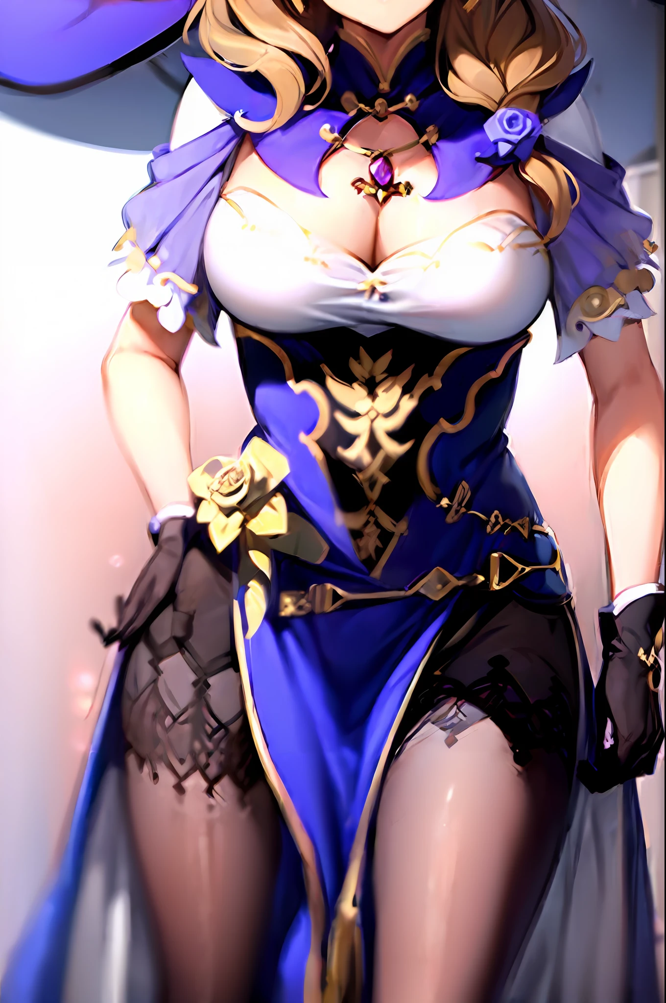 ((Lisa)), (Head out of frame:1.9), ((busty))