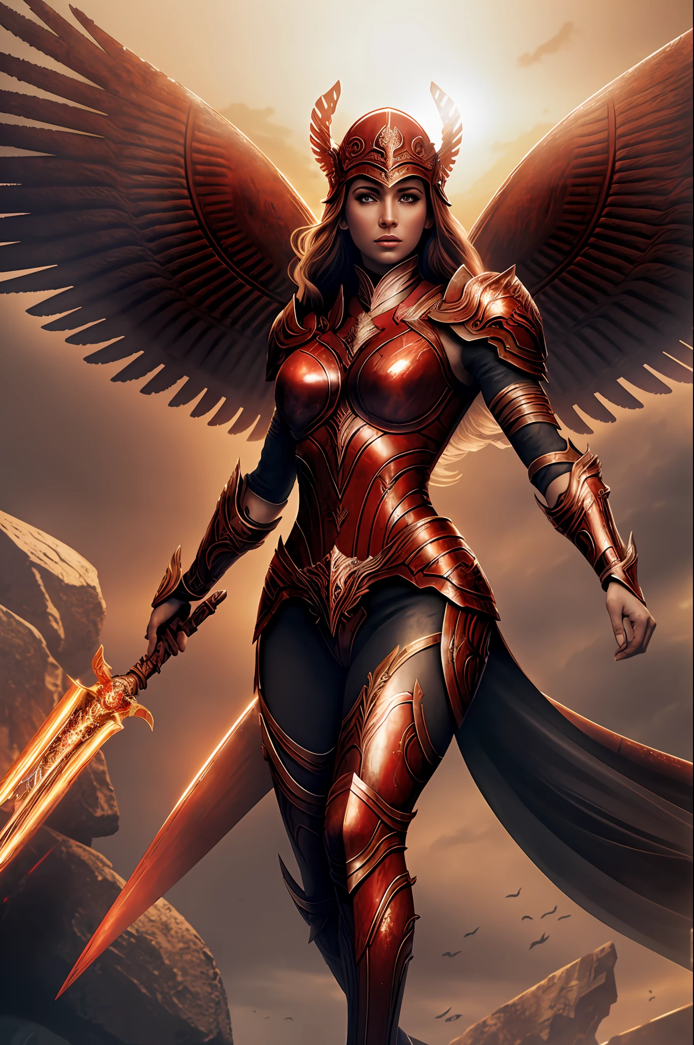 1 female valkyrie,winged helmet, upper body, merged with wall, red glowing eyes, elegant, intense, biomechanical , rusty armor, rusty, bloody bat wings, solo, claws, veins,
dramatic lighting,
(masterpiece:1.2), best quality, high resolution, beautiful detailed, extremely detailed, perfect lighting, hrgiger,
abstract brush strokes, experimental, abstract expressionism