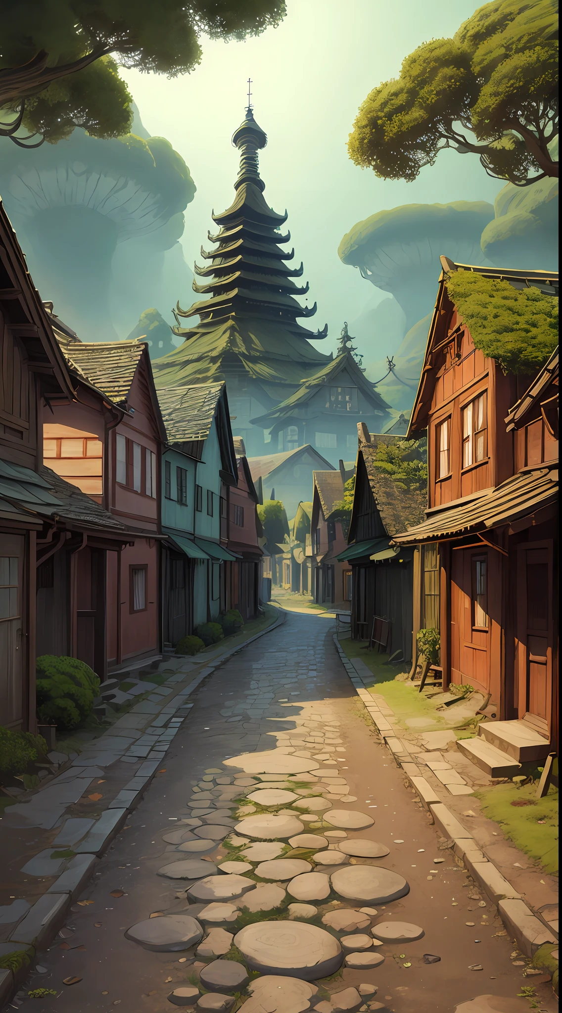 TentacleHorrorAI Ancient Town TOTORO
