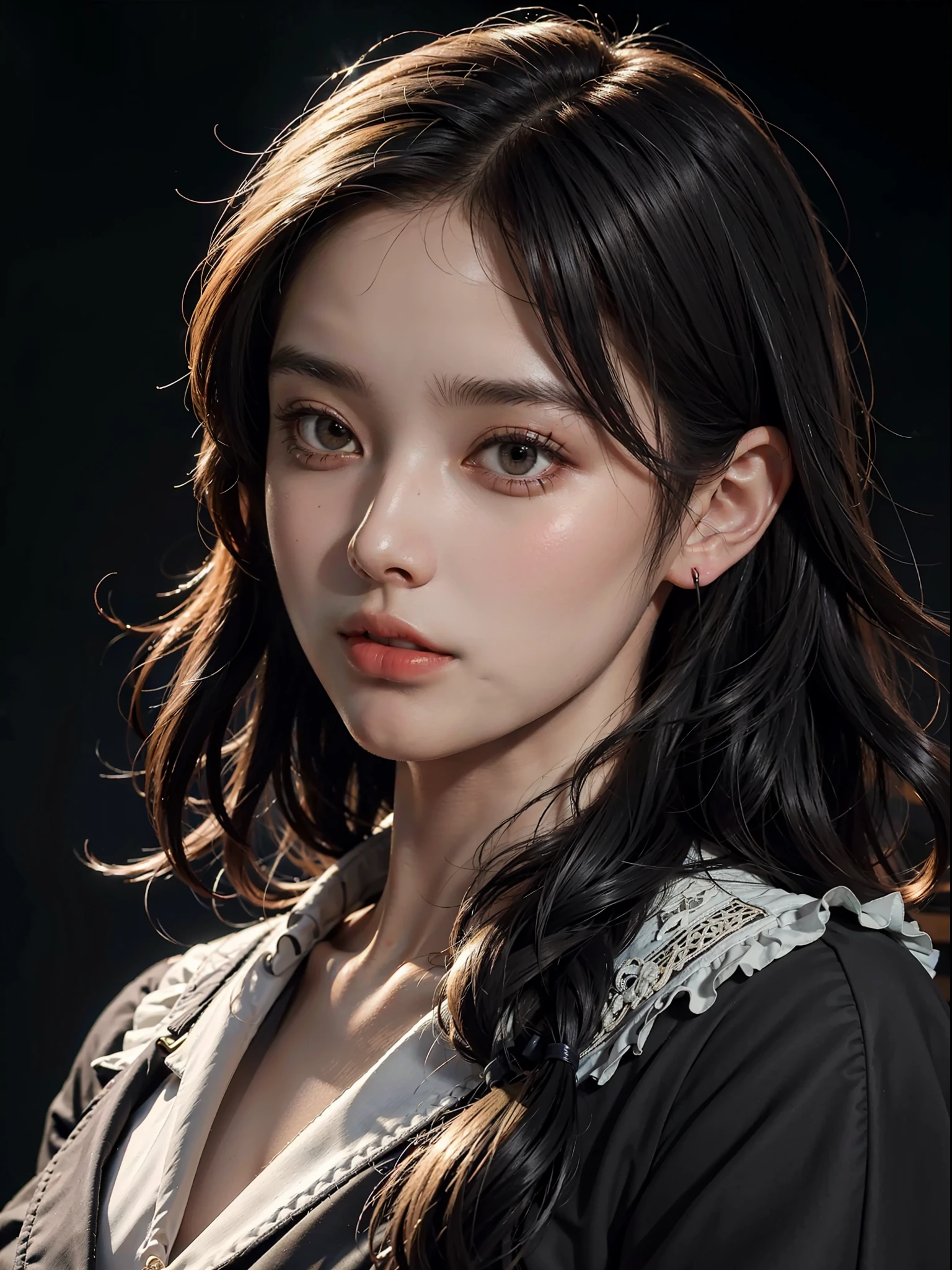 best quality,(RAW photo:1.2),(masterpiece:1.4),(photorealistic:1.4),(highres:1.4), 1girl, depth of field, flight attendant, intricately detailed,8k, extremely detailed, perfect lighting, epic background