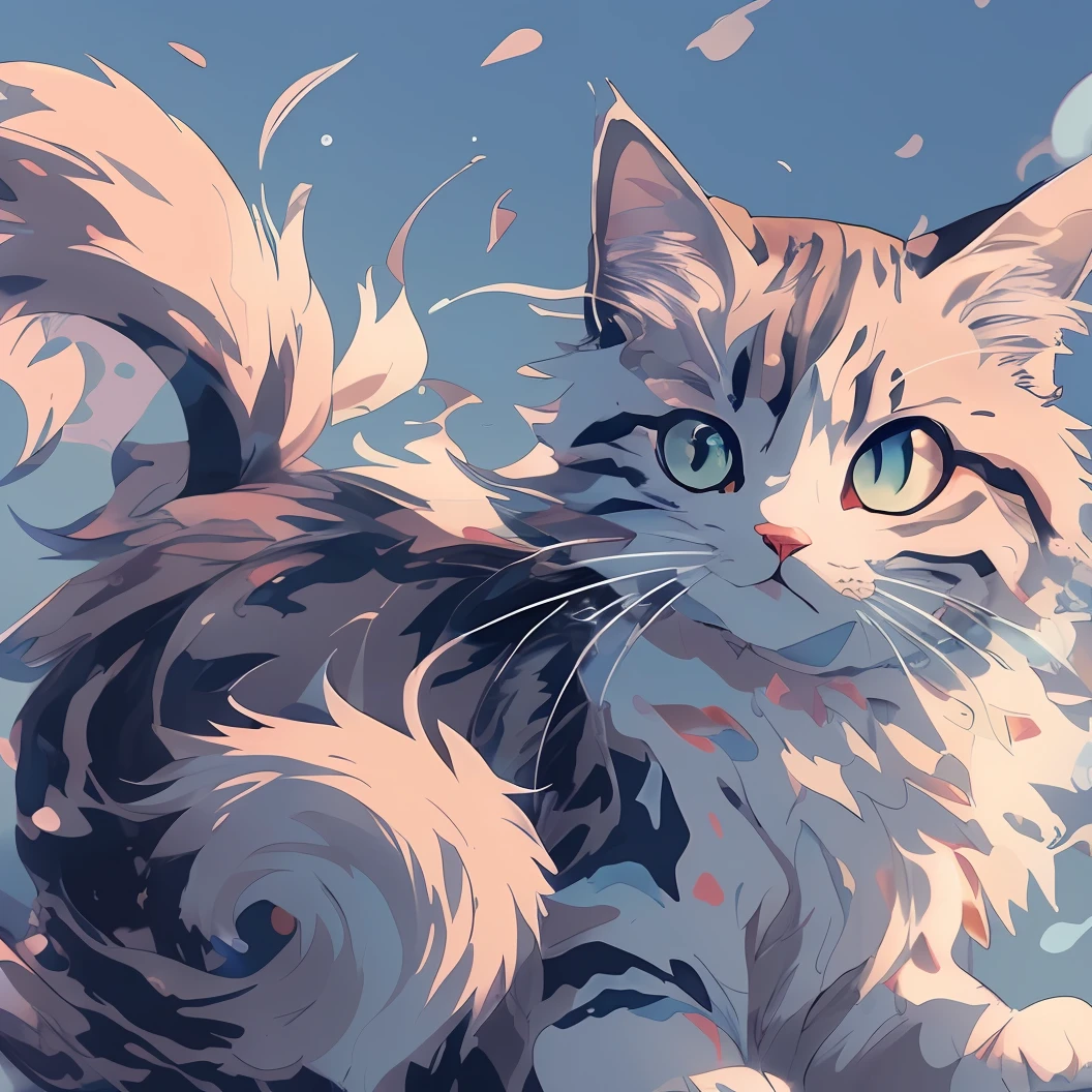 1cat, anime cat, anime art wallpaper 4K, anime art wallpaper 4k, anime style 4 k, 4k detailed digital art, detailed digital anime art, realistic anime cat, anime art wallpaper 8k, digital animation art, cute anime cat, 4K highly detailed digital art, cute detailed digital art