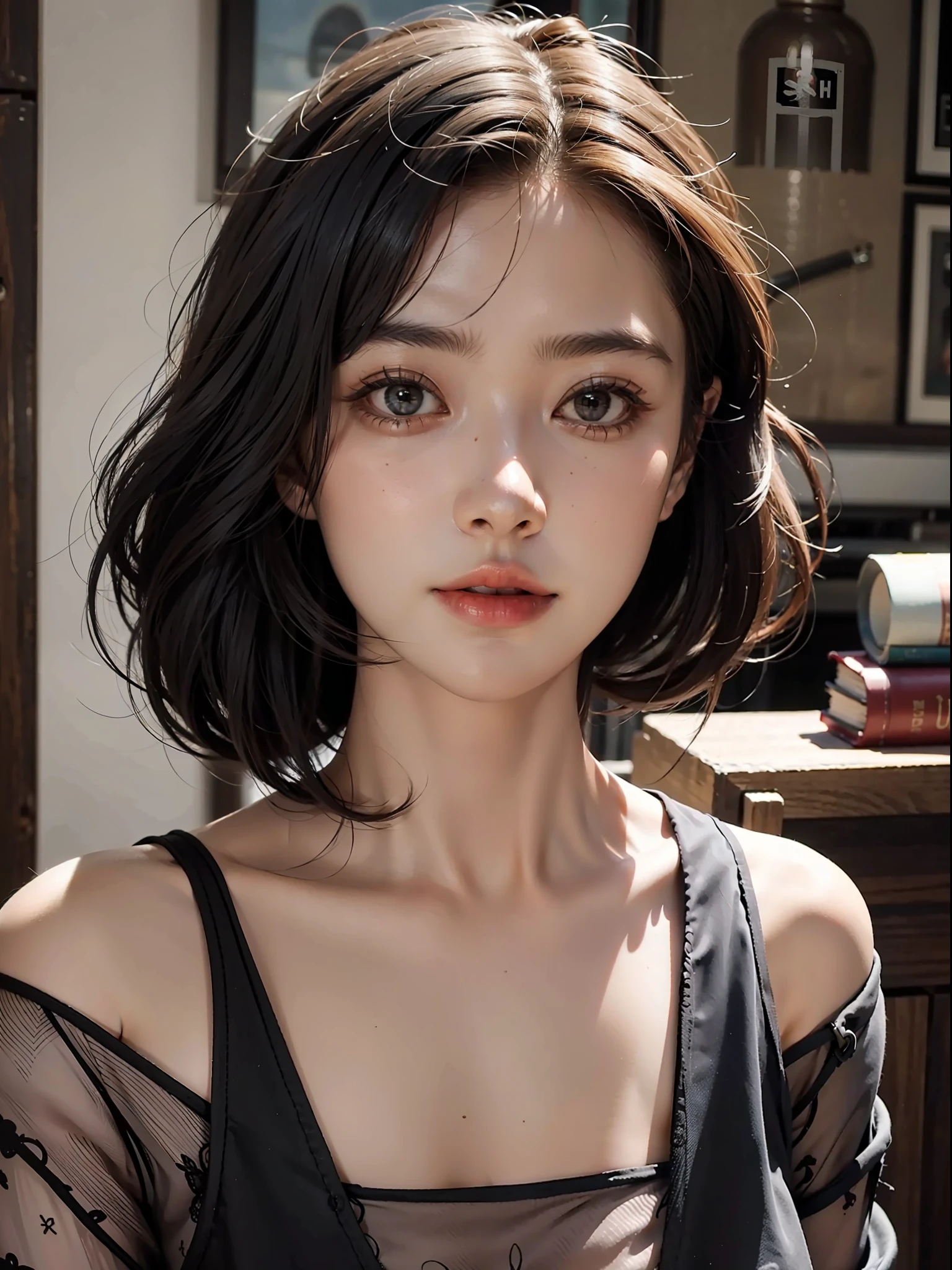 Best quality, masterpiece, (photorealistic: 1.4), one woman