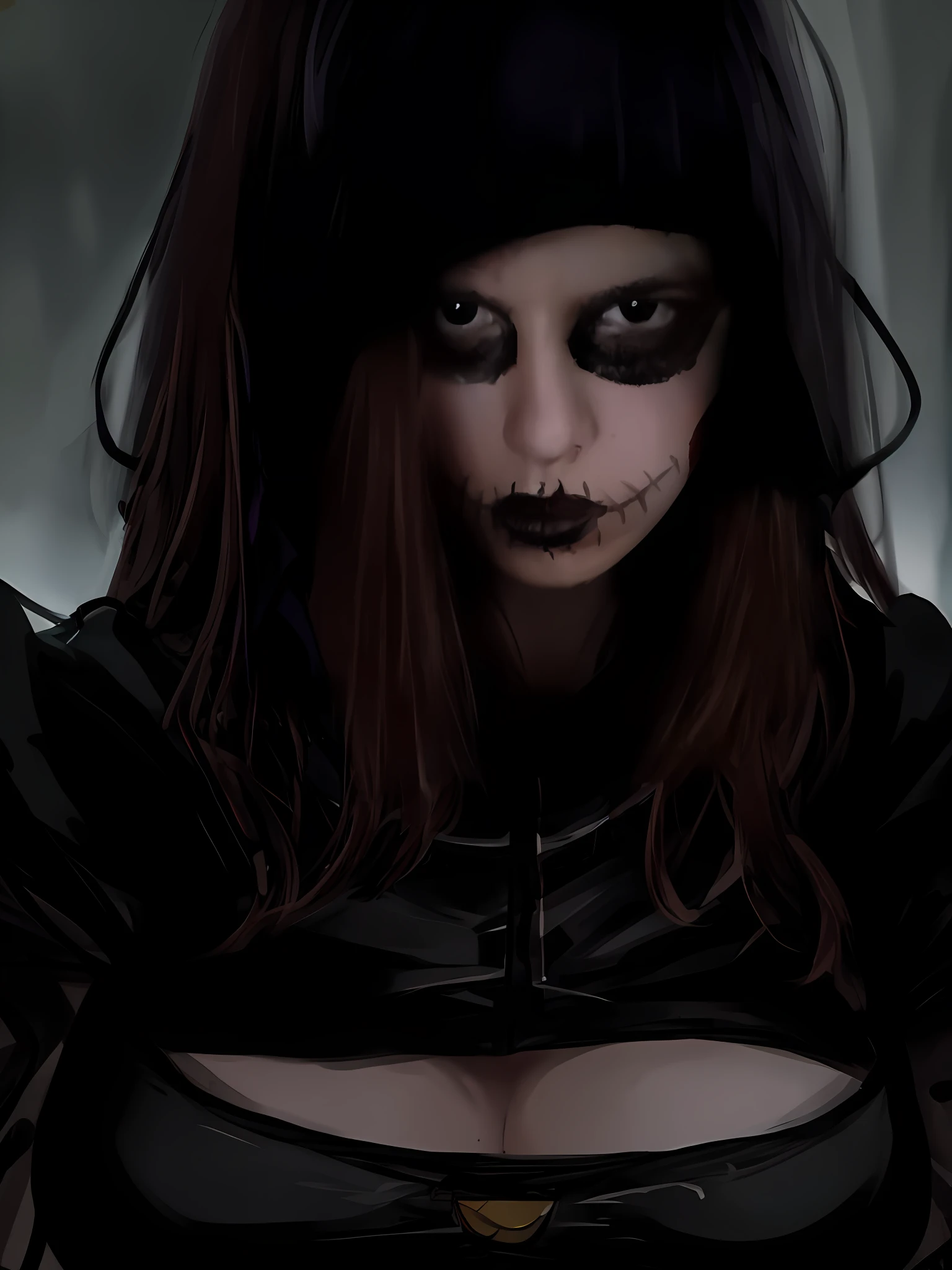 Daria, scary, evil, beautiful, 4k, ultra quality, ultra definition, realism