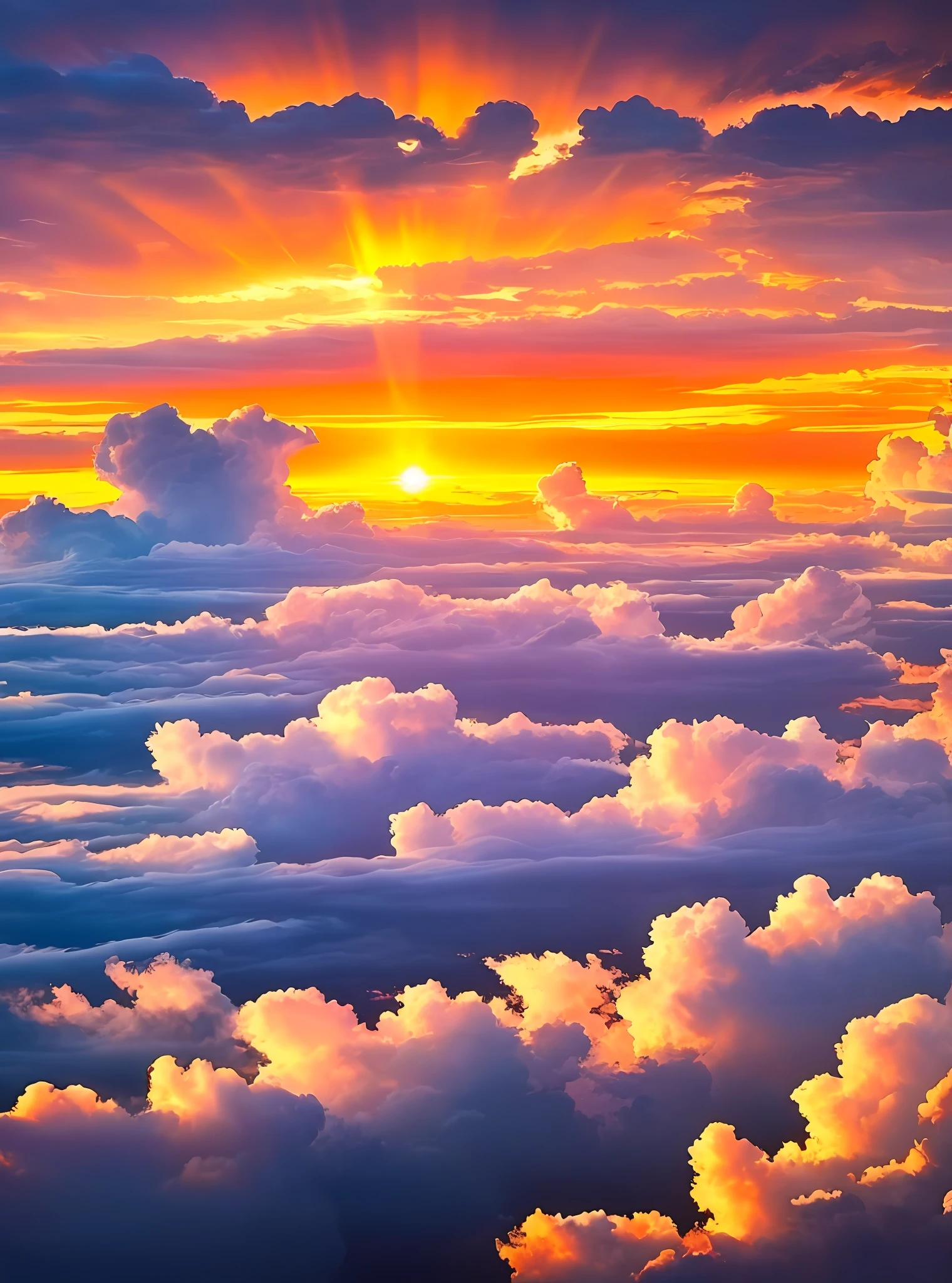 Close up of clouds with epic magnificent clouds in the background, ((((looking at the world under the clouds))), sunset in the clouds, sun through majestic clouds, castle in the clouds, (((castle made of clouds))), cloud castle, cloudy sunset, golden clouds, breathtaking clouds, beautiful cloudy atmosphere, glowing clouds, majestic clouds, magnificent clouds, stunning sky, sunset clouds, amazing sunsets, sunlight through the clouds, heavenly clouds, dramatic sunsets, Dramatic cloudy sunset