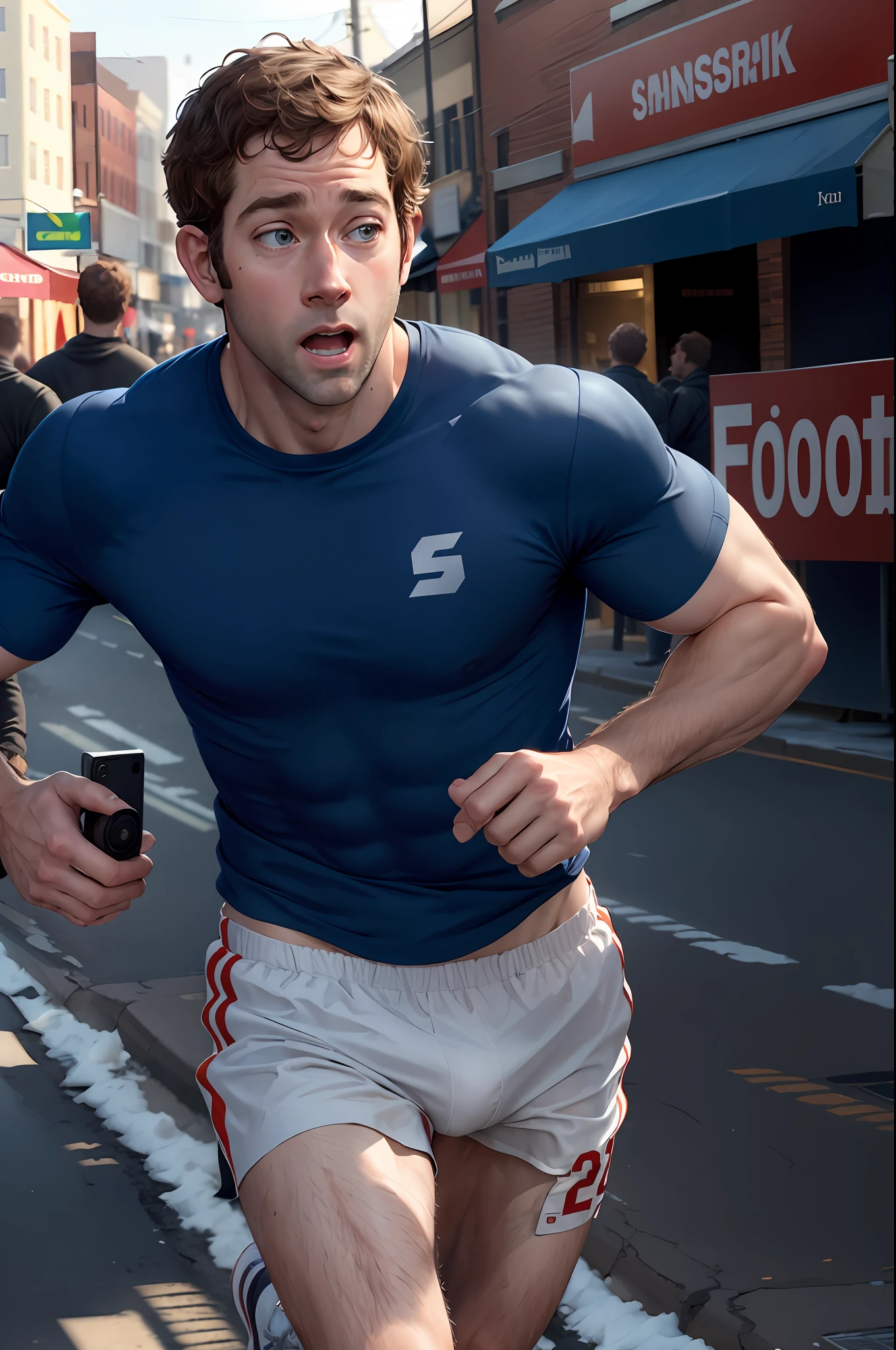 John Krasinski running