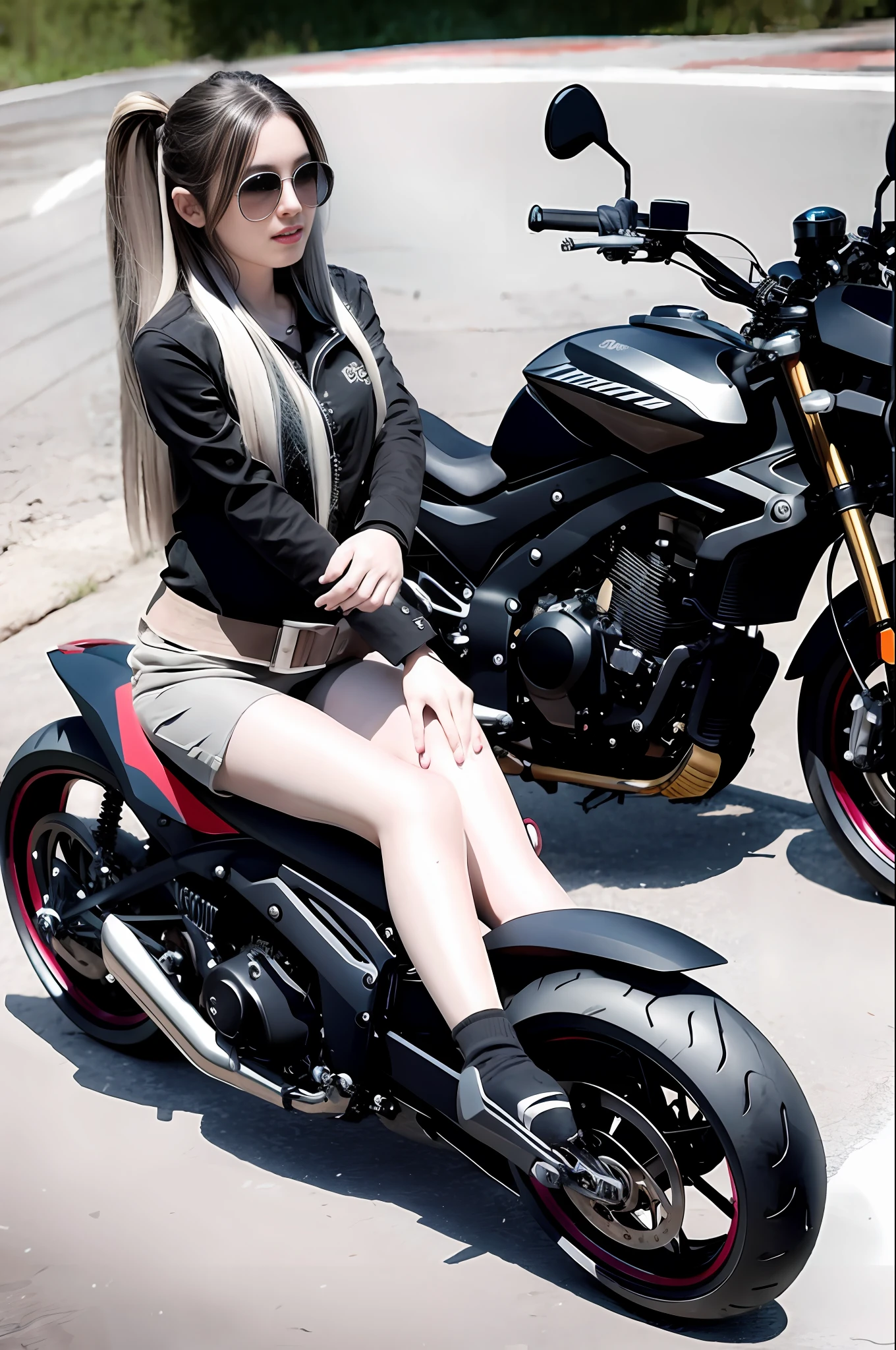 motorcycle, girl, real, cool, mechanical, sweet,