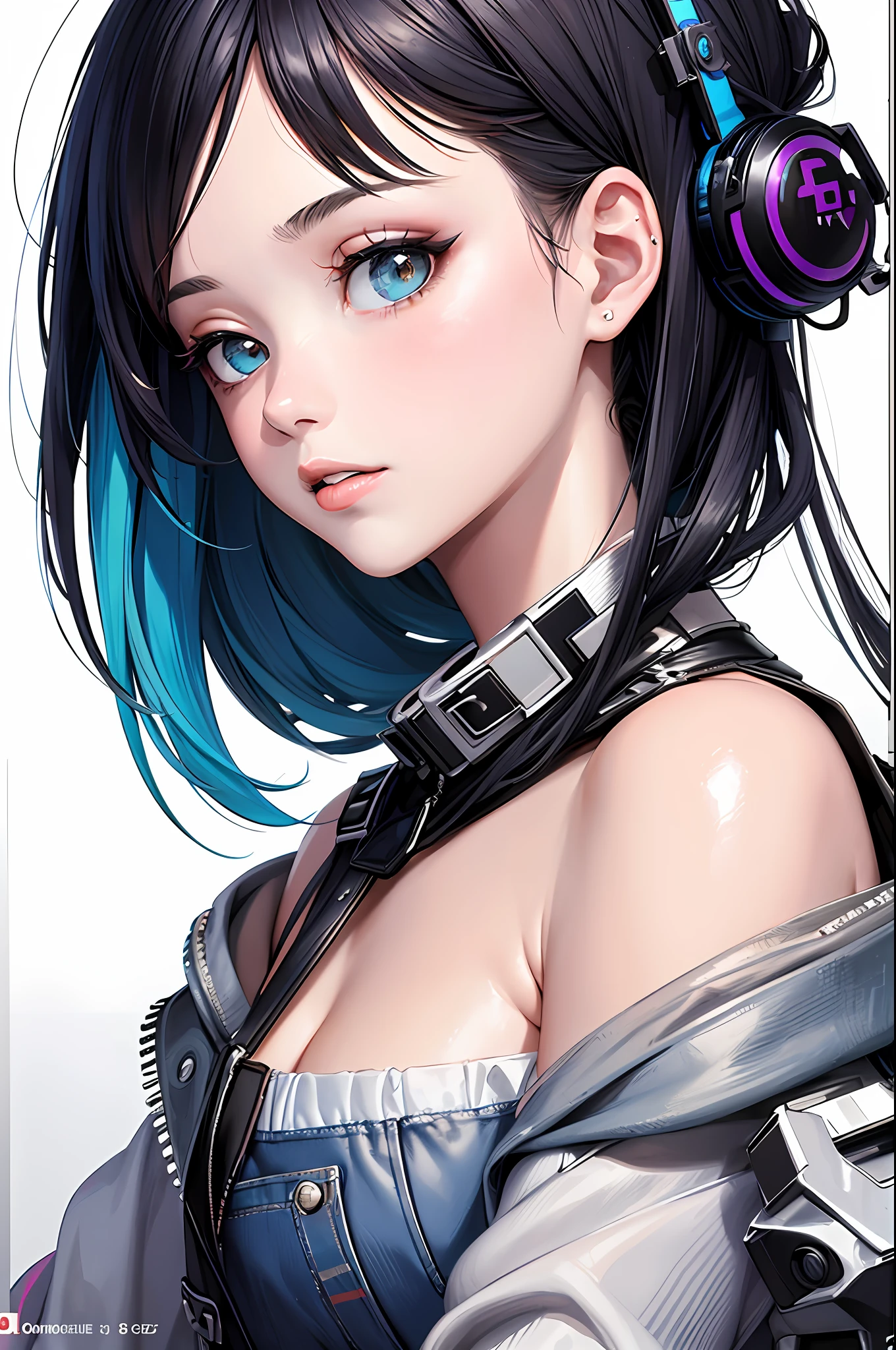(masterpiece, top quality, best quality, official art, beautiful and aesthetic:1.2), 1girl, glitch art, (digital distortion), pixelated fragments, data corruption,colorful noise, visual chaos,contemporary aesthetics