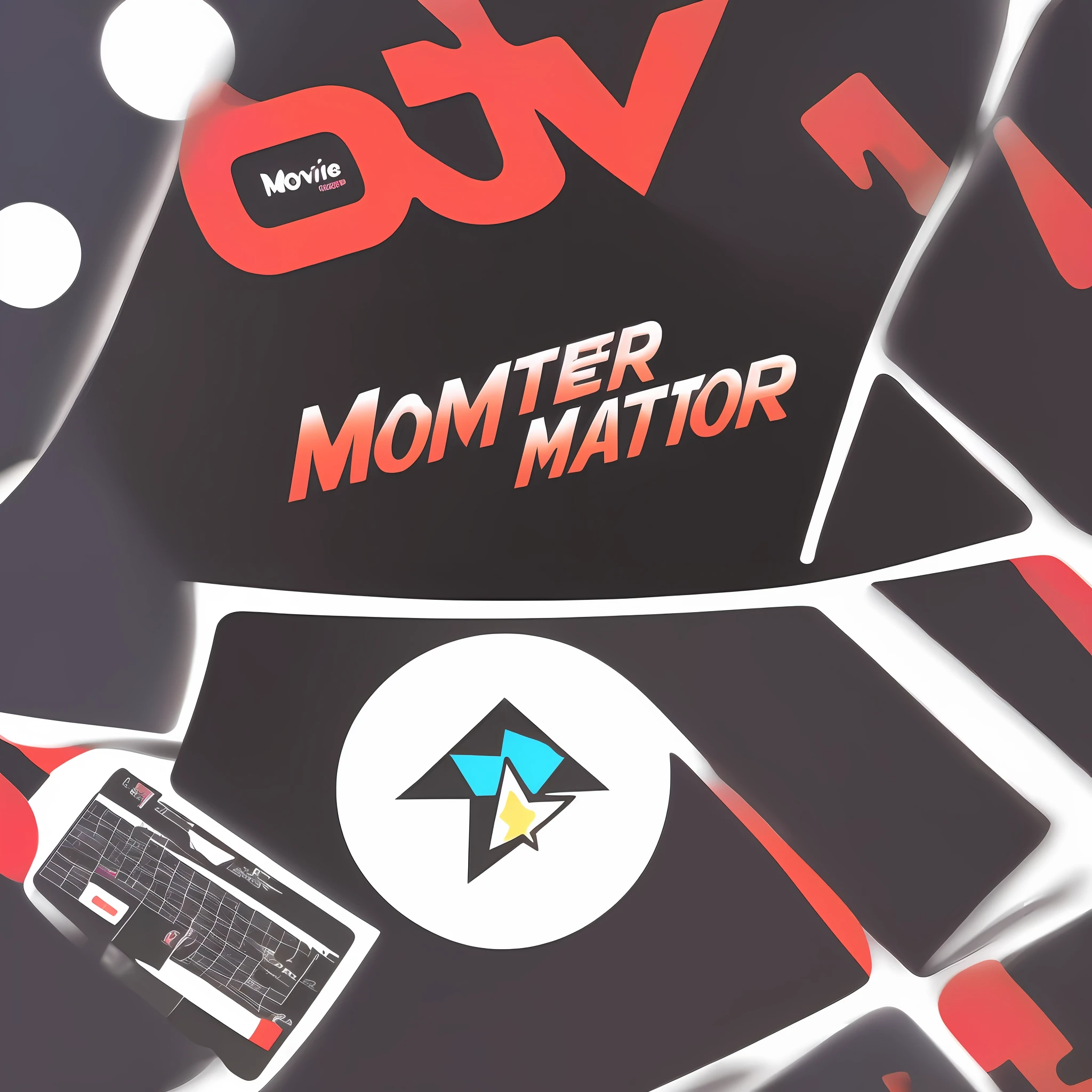 Create logo for movie site Moviemator, professional, sticker, logo, Moviemator ™ (vector design)