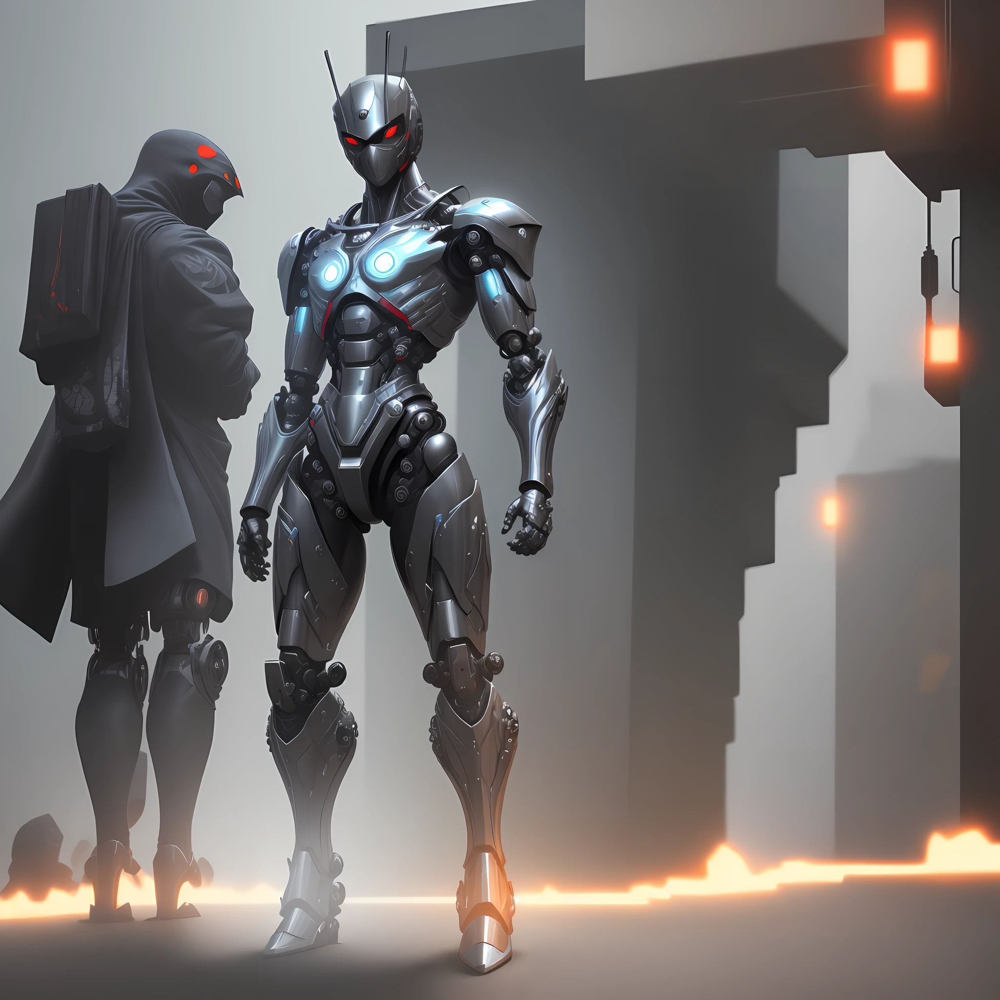 Ninja of the Future Metallic Robot Wins 4K