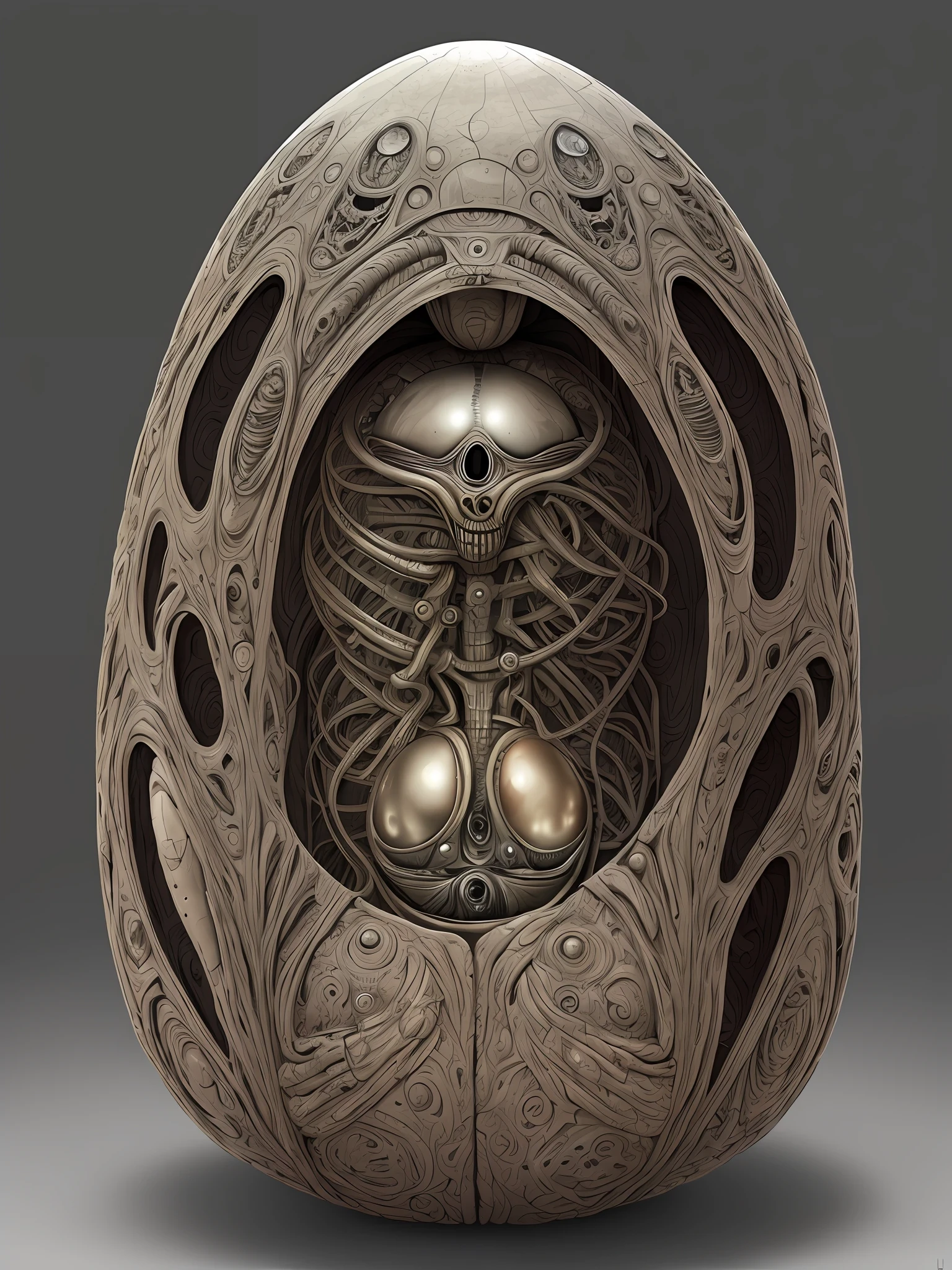 alien egg giger style