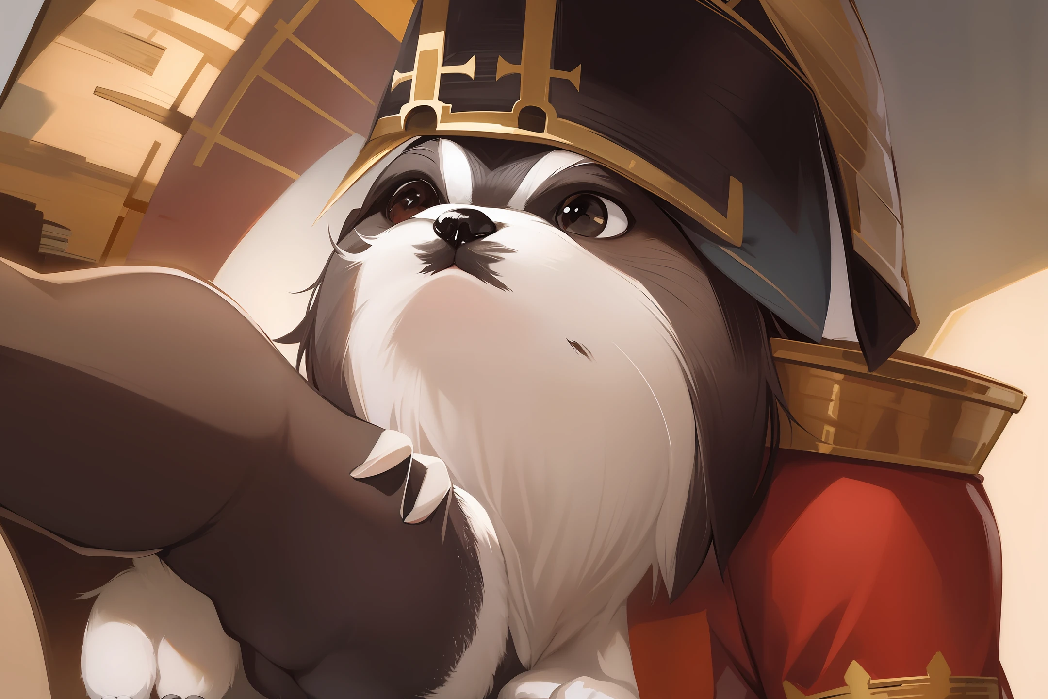 The king glorifies Shih Tzu