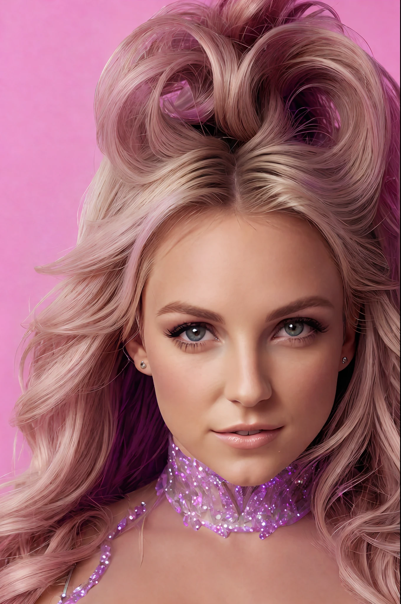 Photo BRITNEY SPEARS ,MET GALA ,texture 4K, high quality, beautiful hair, original album cover, , 8k image, high image quality, at night