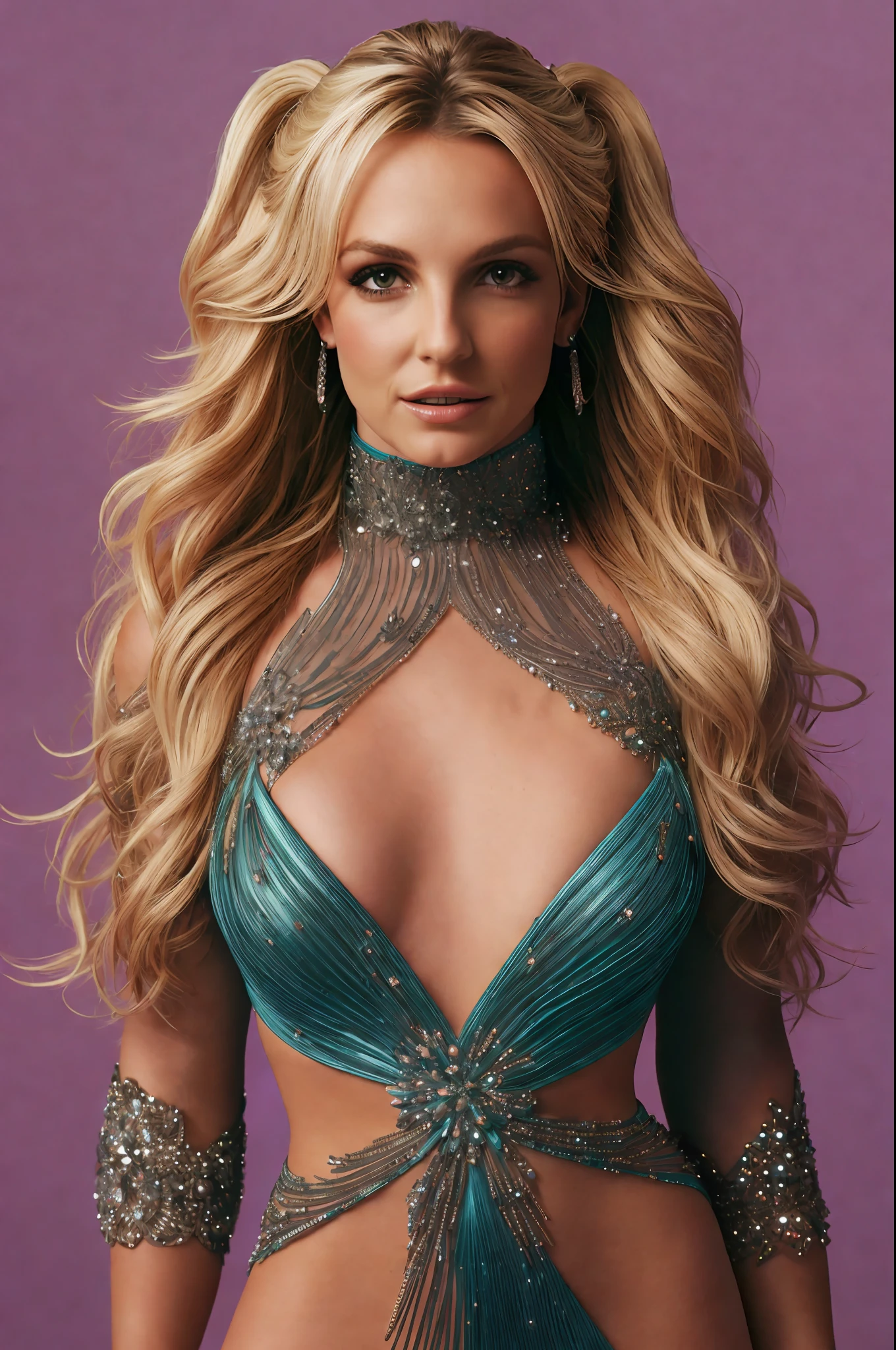 Photo BRITNEY SPEARS ,MET GALA ,texture 4K, high quality, beautiful hair, original album cover, , 8k image, high image quality, at night