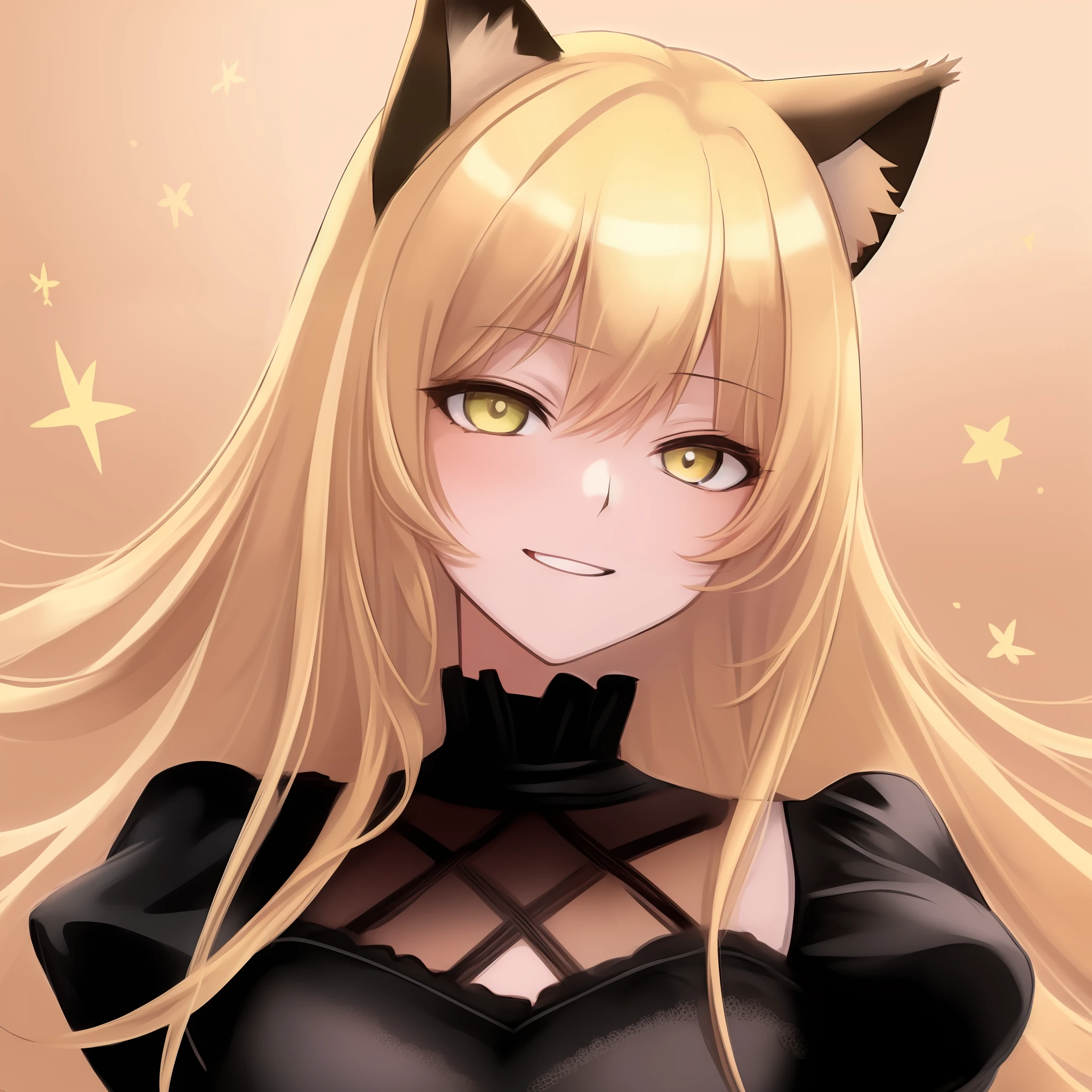 anime, person, blonde, cat ears, person, person, no people, hd wallpaper, beautiful anime catgirl, anime catgirl, cute anime catgirl, very beautiful anime cat girl, anime girl with cat ears, attractive cat girl, anime moe artstyle, catgirl, anime girl wearing a black dress, anime cat, high quality anime artstyle