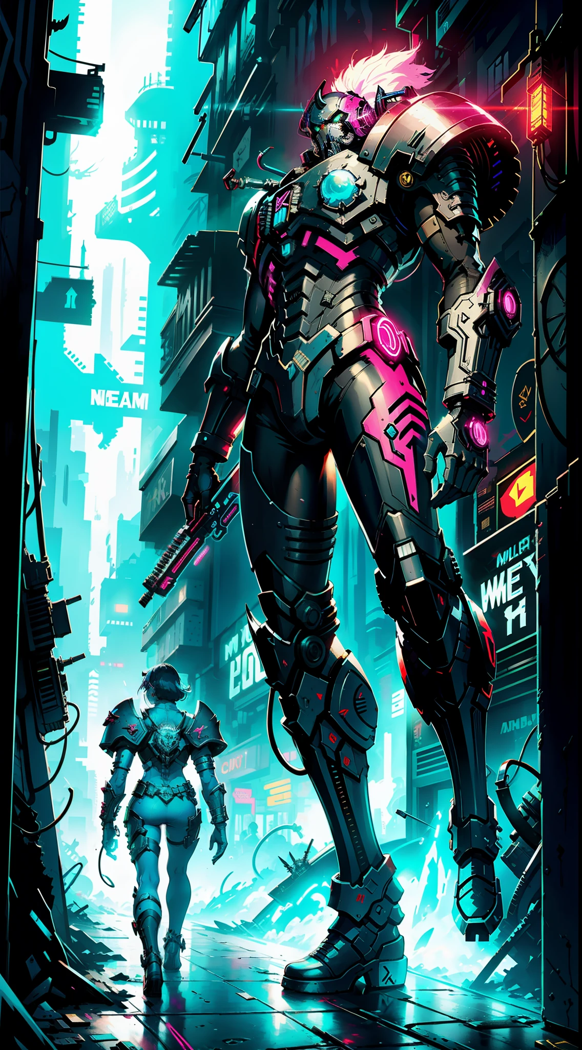 NeonCity warhammer style