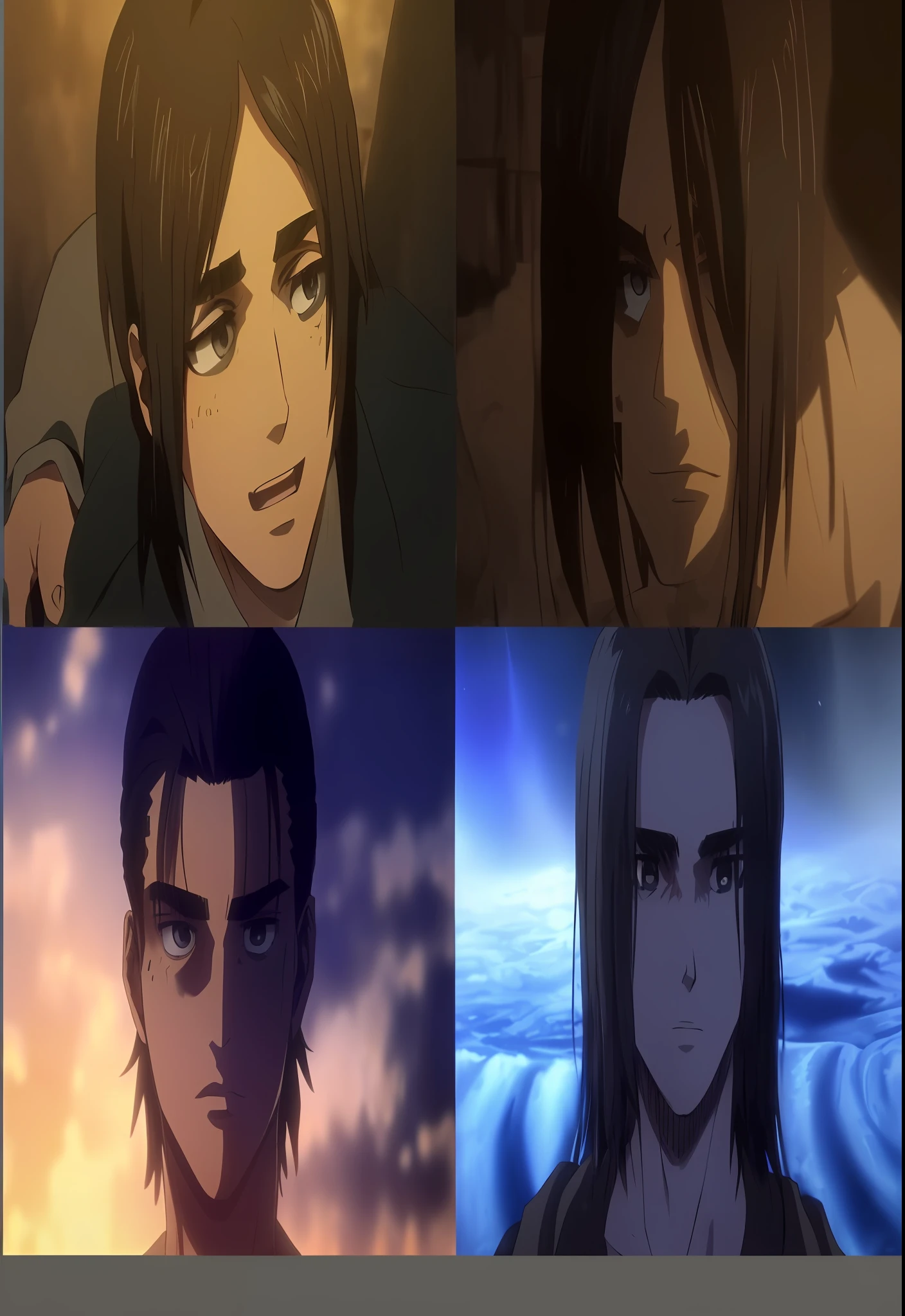 best quality, masterpiece, (realistic: 1.2), 1 man, Eren Jaeger, real life, live action, black jeans, black pants, brown hair, attack on Titan, cold background, black jacket, slim body, high definition, high quality, black clothes