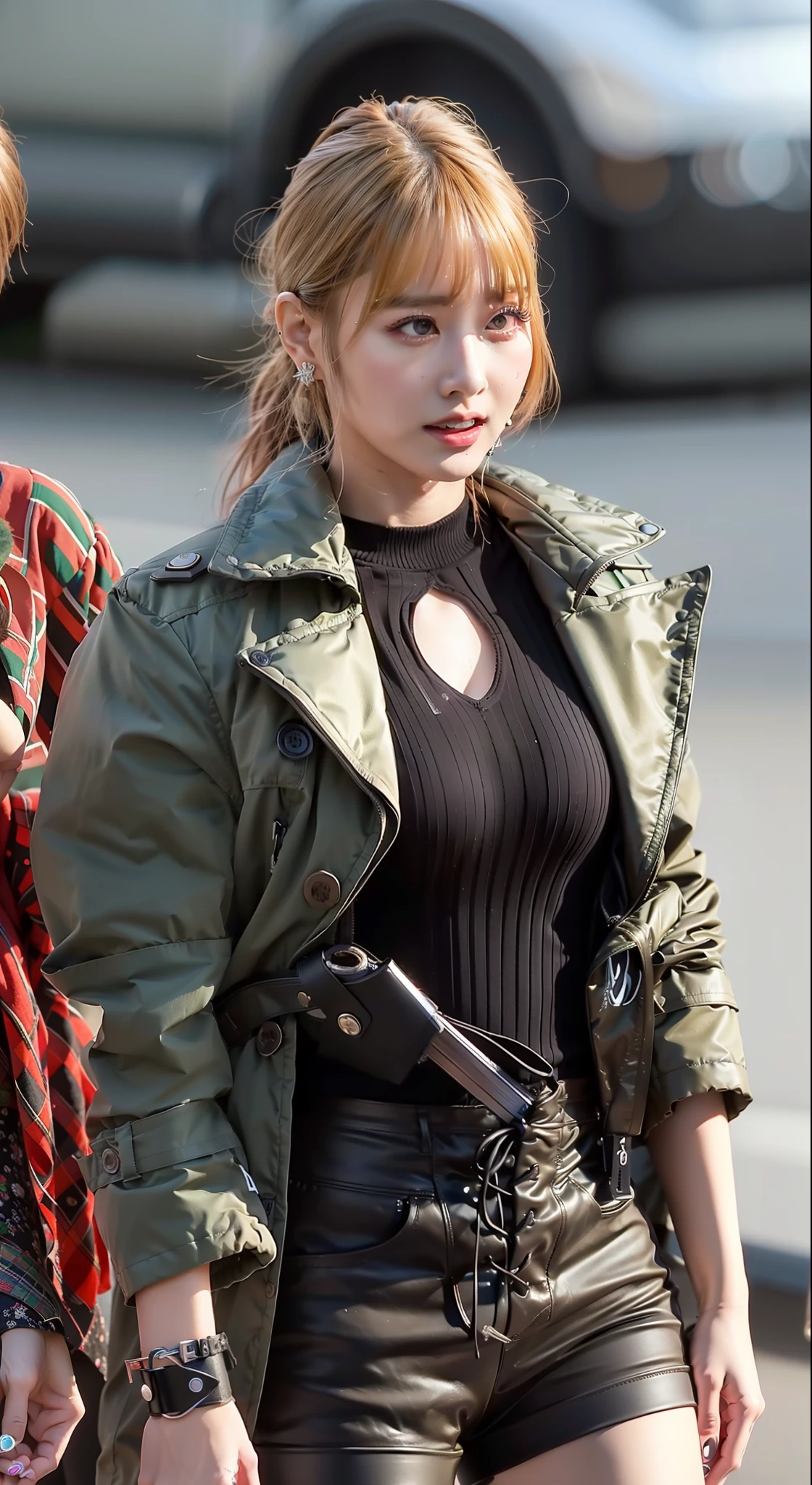 Remove watermark, redraw into hikari momo of twice, (momo hikari), hyperrealistic photo, (best quality, 8k, masterpiece:1.2)