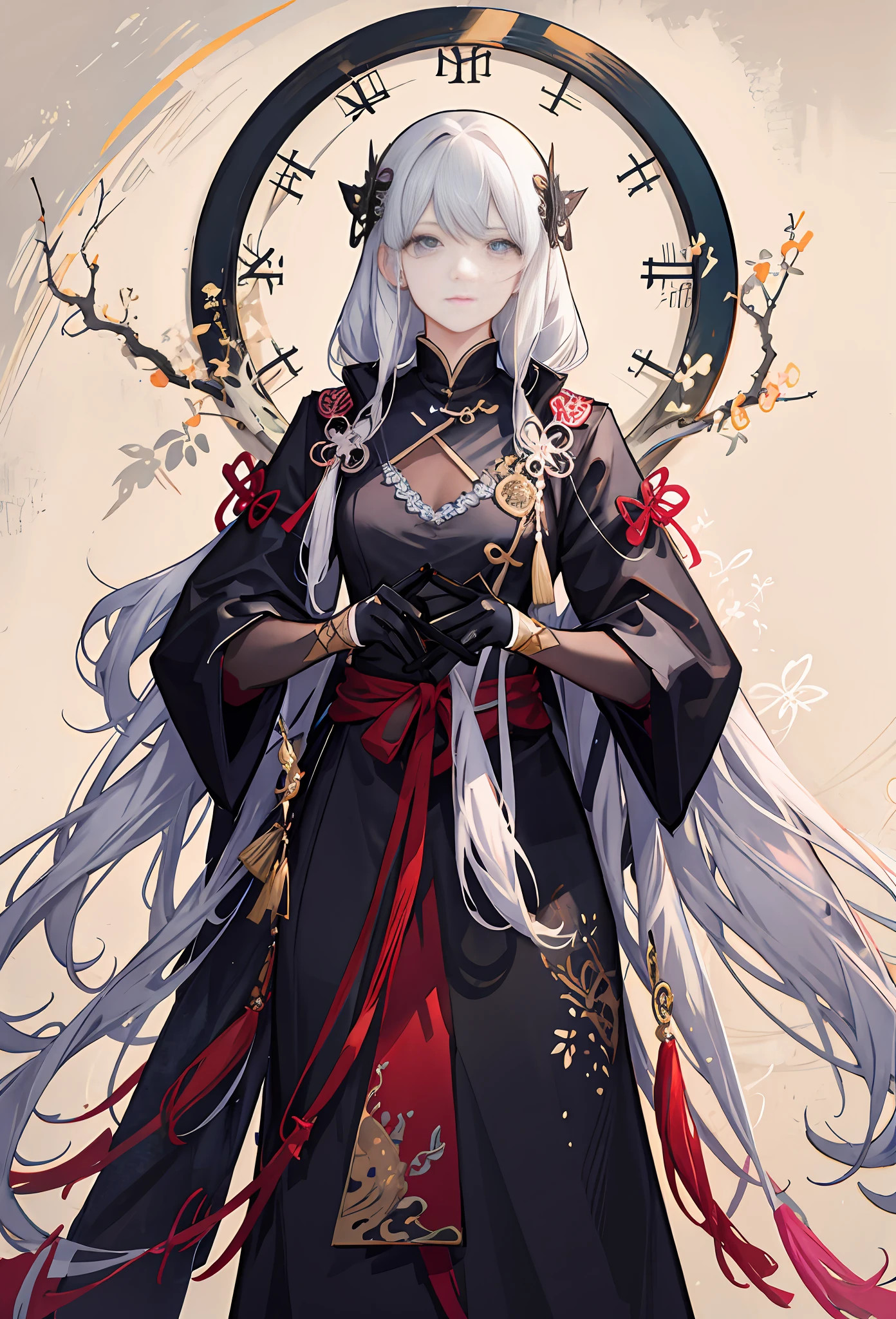 (((2.5D), Ms. Long, Authoritative Anime, ArtStation, Nguyen Jiahe Art Germ, Light and Shadow Art, Beauty, Exquisite Facial Features, Art Atmosphere)), (Feminine, Fantasy Illustration, Pan Chengwei, Epic, Fenghua Bell, Top Shot, Exquisite Character Art), (Dragon, Exquisite, Handheld Dragon, CG Society), (Gorgeous Tones, Orange Tones), (Advanced Light, Contrast, Strong Deep Shadow), (Aesthetic, Pure Beauty), (Perfect, Details in Place), (Simple Line Drawing, Light and shadow echo).