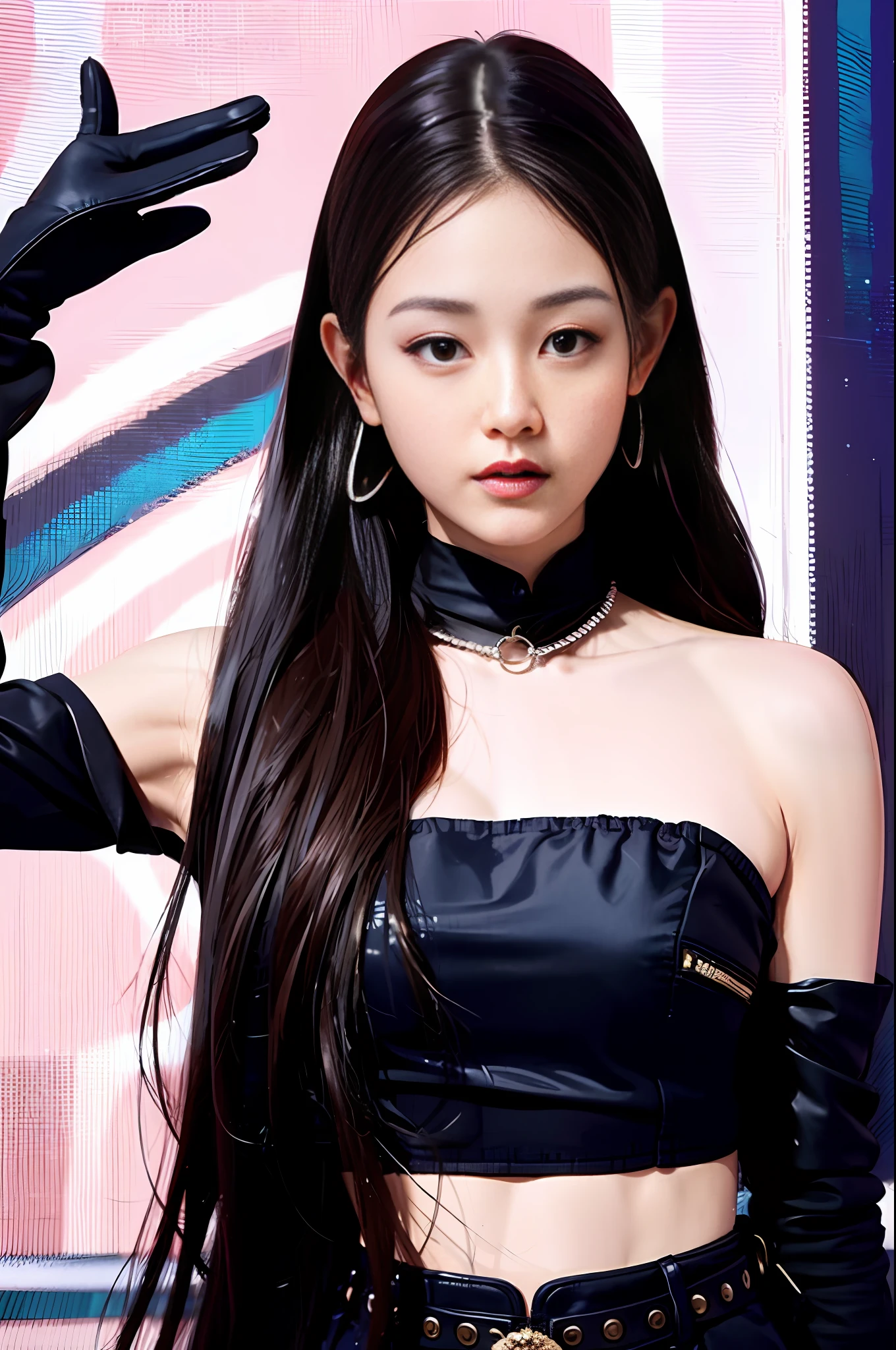 Beautiful girl warrior,