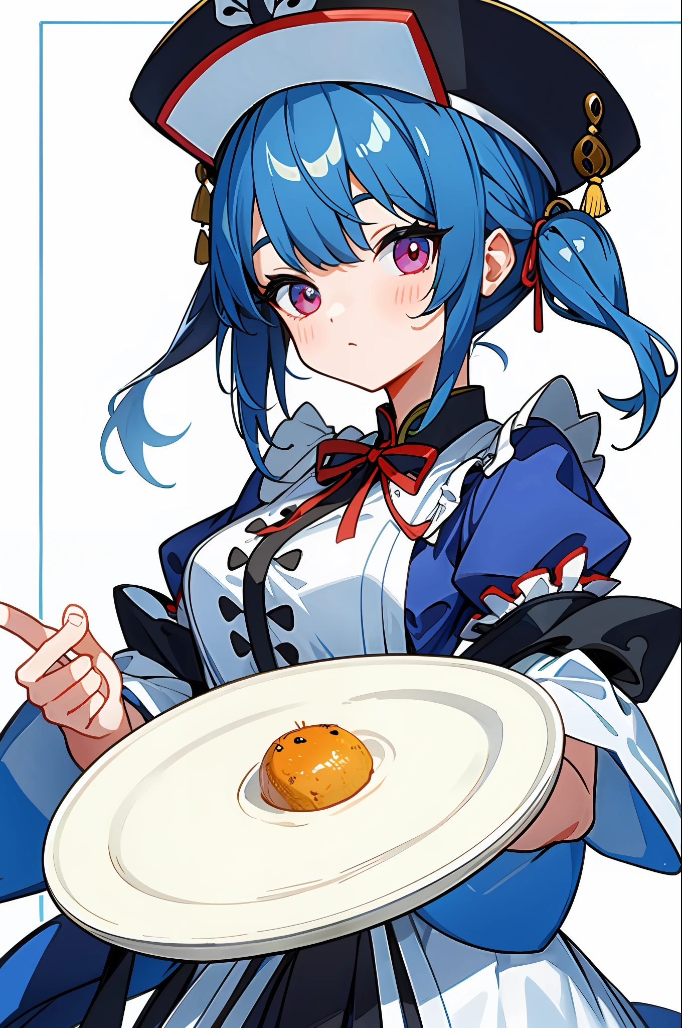 (masterpiece, best quality) detailed, 1girl, jiangshi maid
