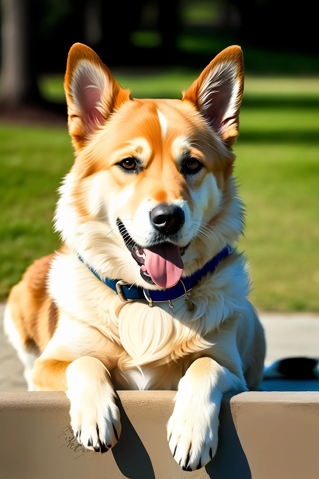 a dog