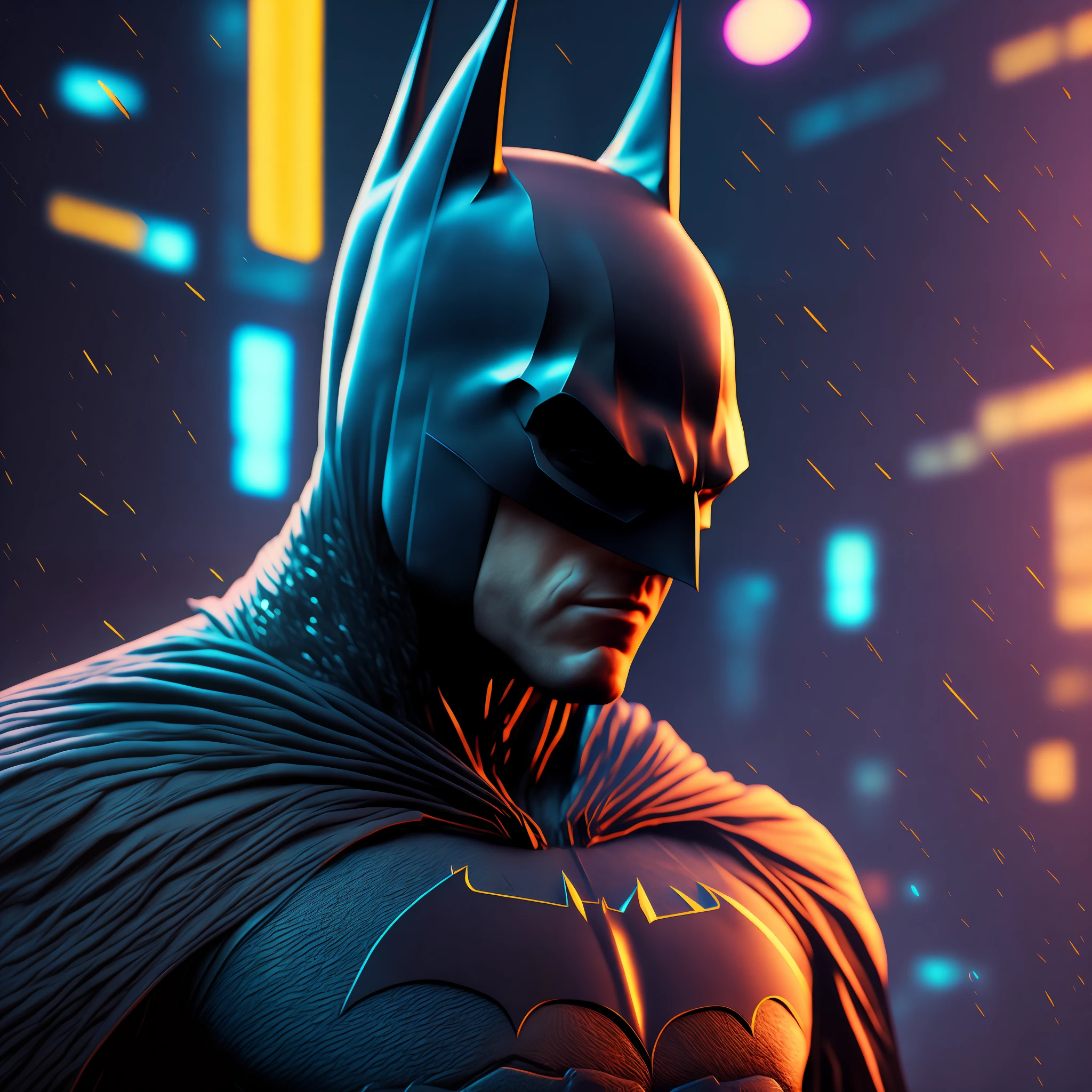 Batman (DC), cyberpunk, 8K