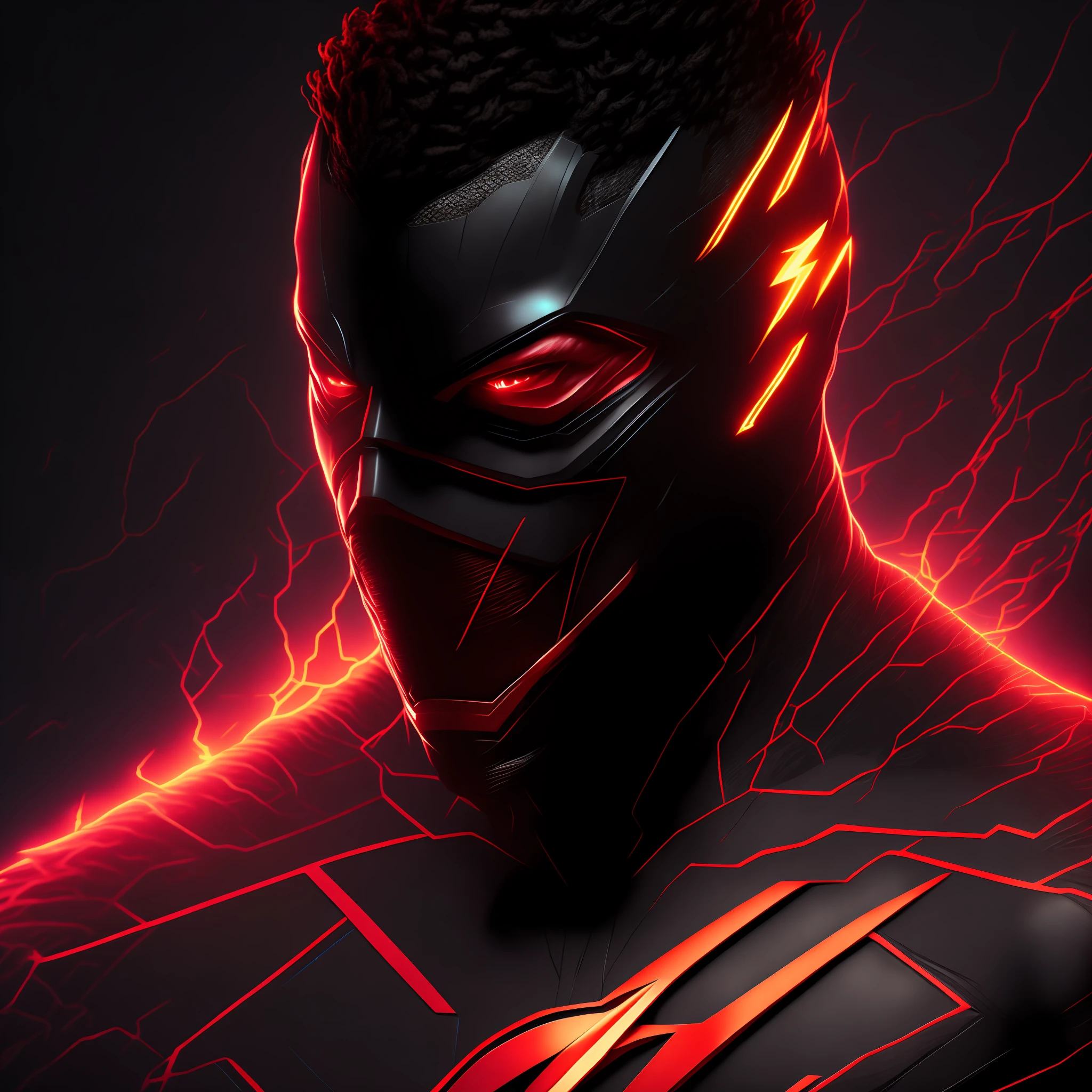Black Flash (DC), cyberpunk, 8K