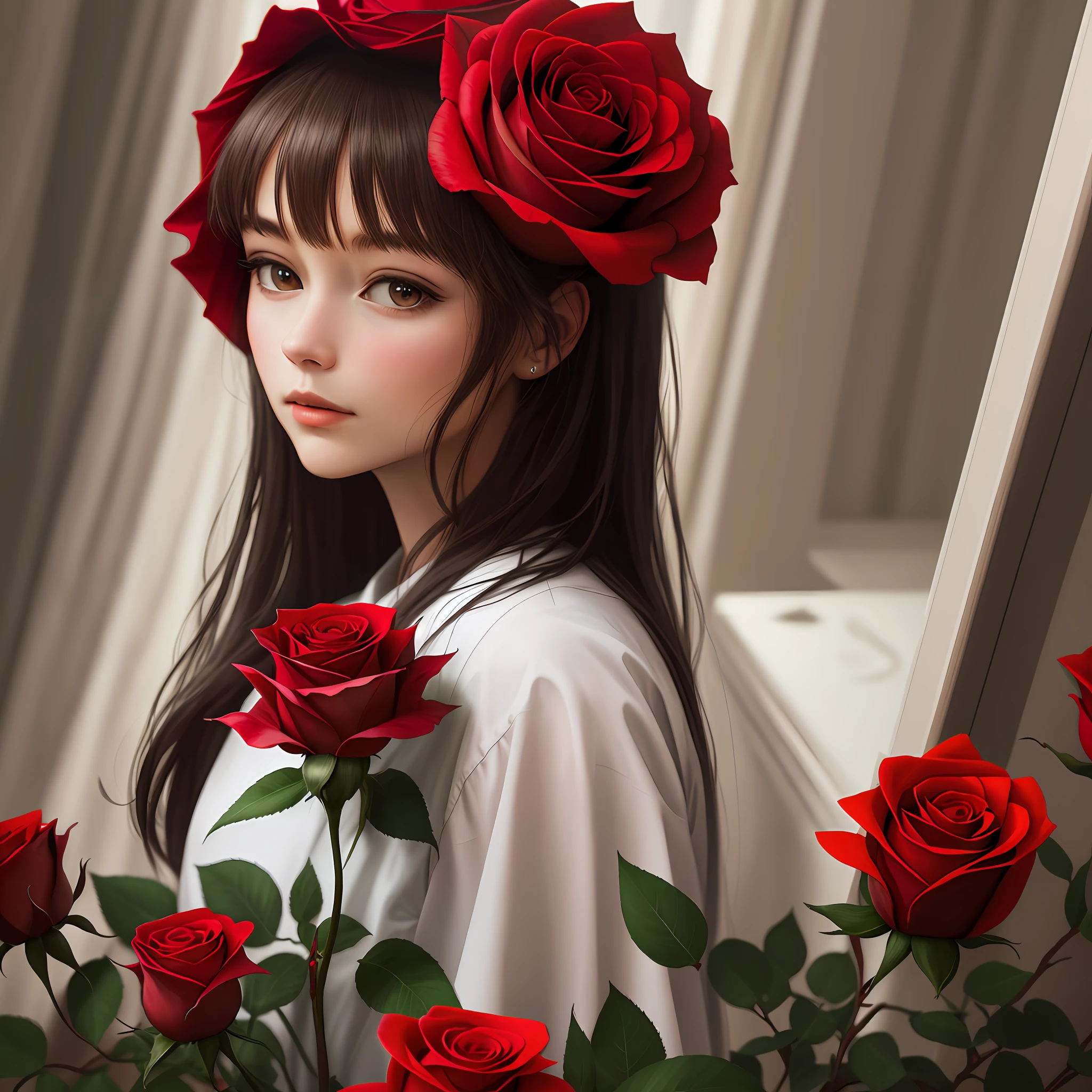 a red rose