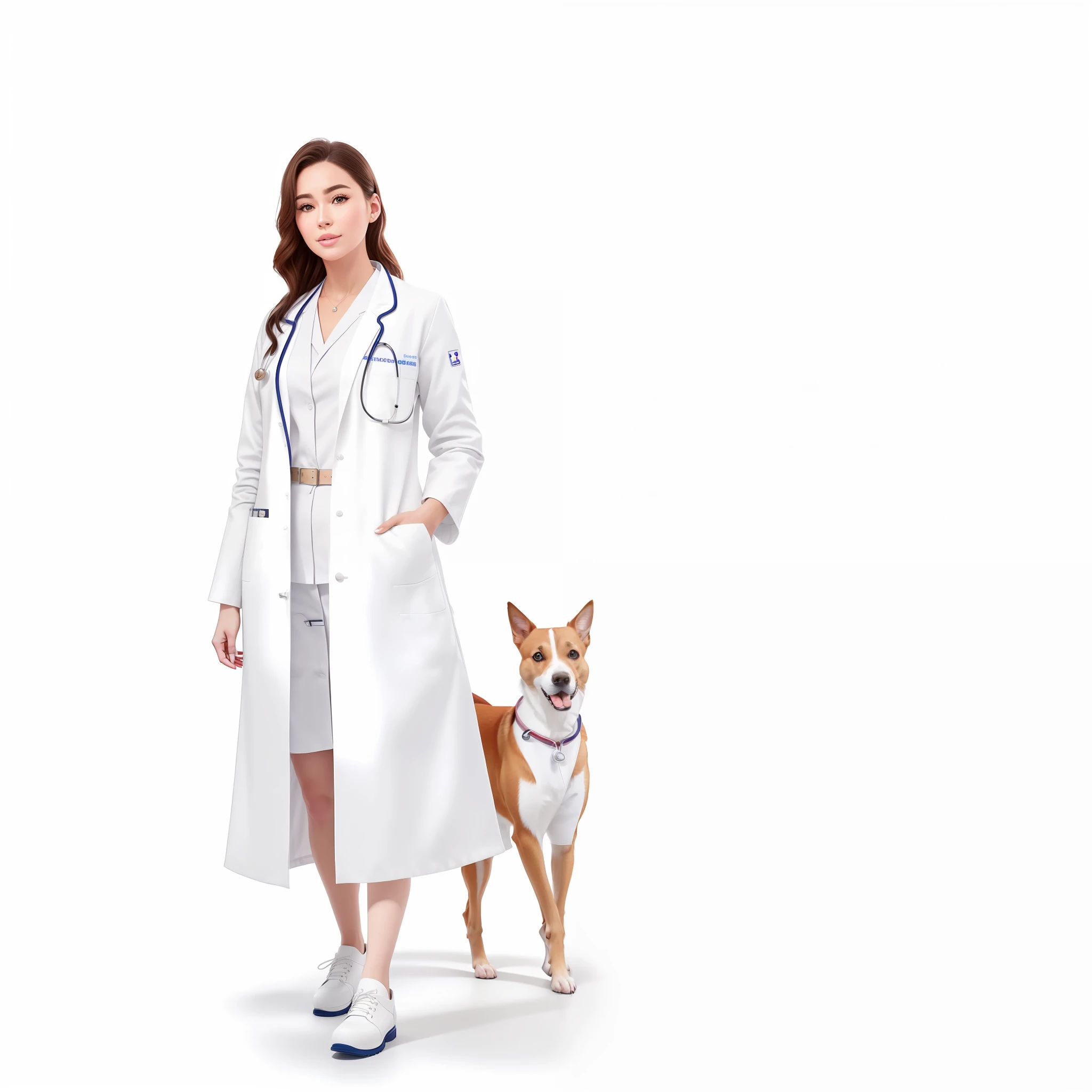 /imagine prompt:modern style, ((vet in white vet coat)), full body, in a veterinary clinic, with dogs and cats, ((ultra realistic)), 8k, intricate detail, coming to perfection, super realistic, photo, dslr, photo pose, looking at camera, ((perfection)), realistic animals